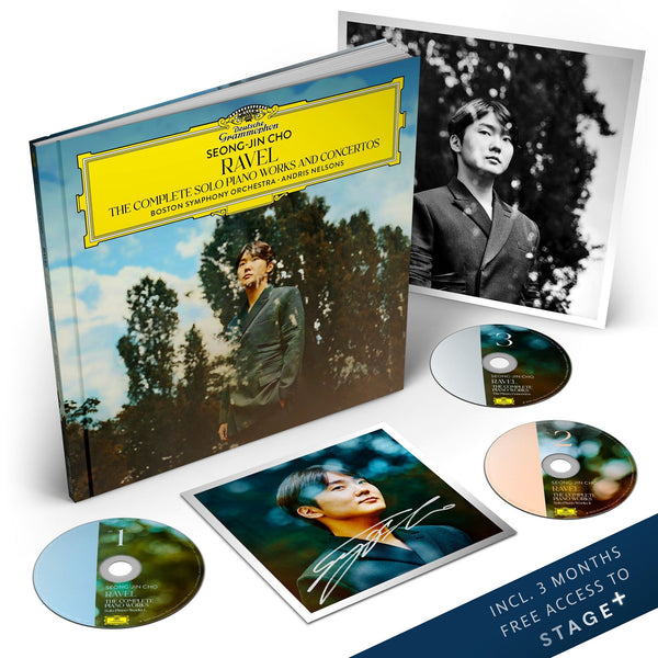 Seong-Jin Cho - Ravel: The Complete Solo Piano Works & Concertos (3 CD Book, Artprint, Stage+ Voucher + Signed Artcard)
