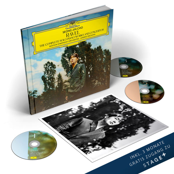 Seong-Jin Cho - Ravel: The Complete Solo Piano Works & Concertos (3 CD Book, Artprint, Stage+ Voucher )