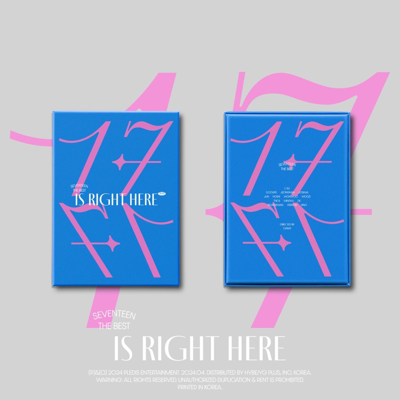 Seventeen BEST ALBUM “7 IS RIGHT HERE” (DEAR Ver.) 2CD + Booklet 354962