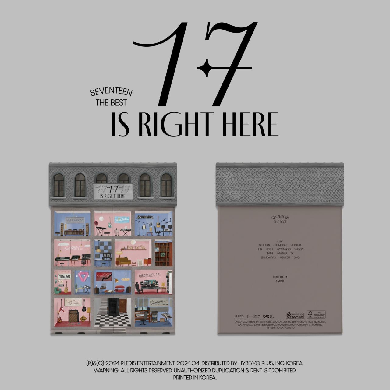 Seventeen BEST ALBUM “7 IS RIGHT HERE” (HEAR Ver.) 2CD + Fotobuch 354209