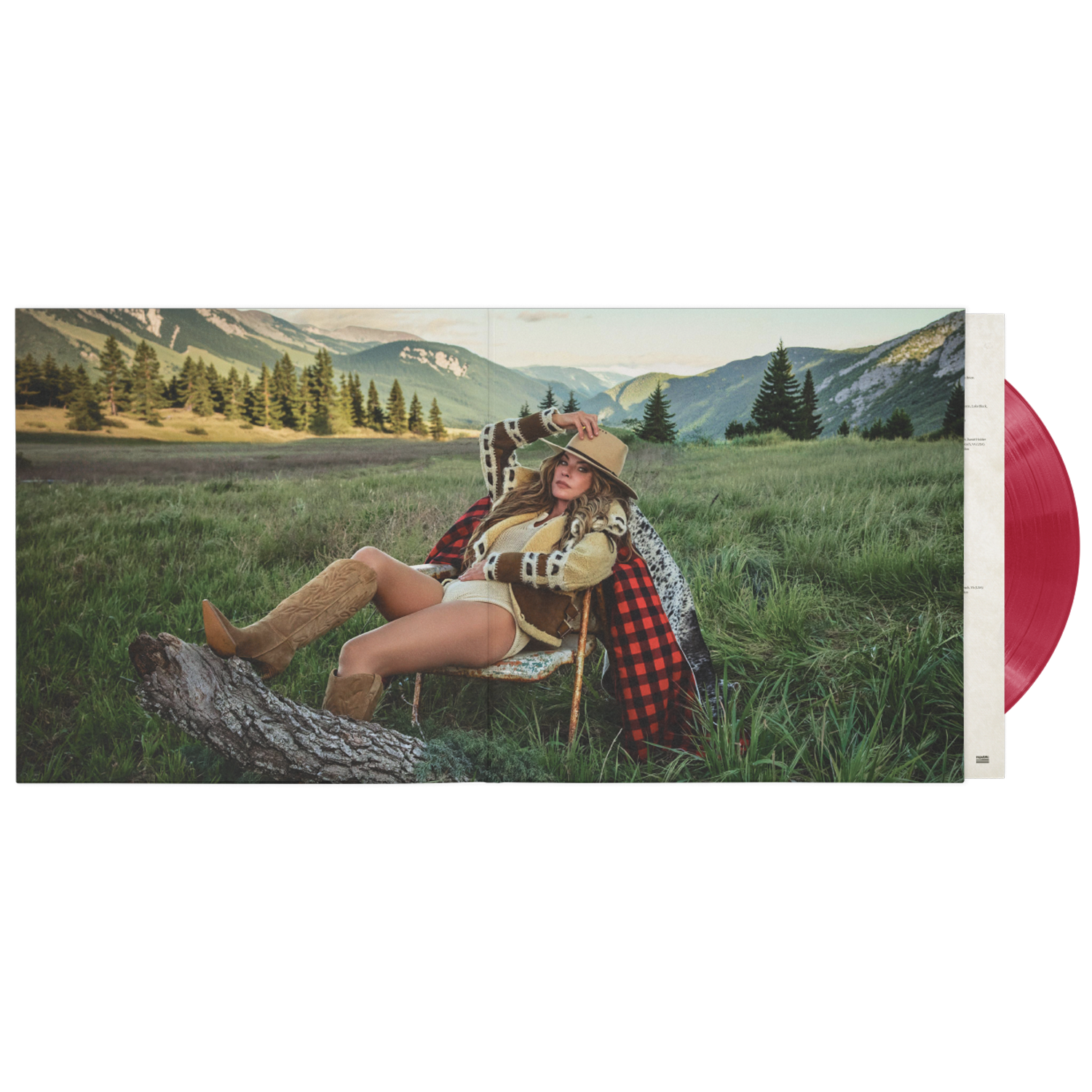 Shania Twain Little Miss Twain Rosie Red Vinyl + Signed Insert 446836