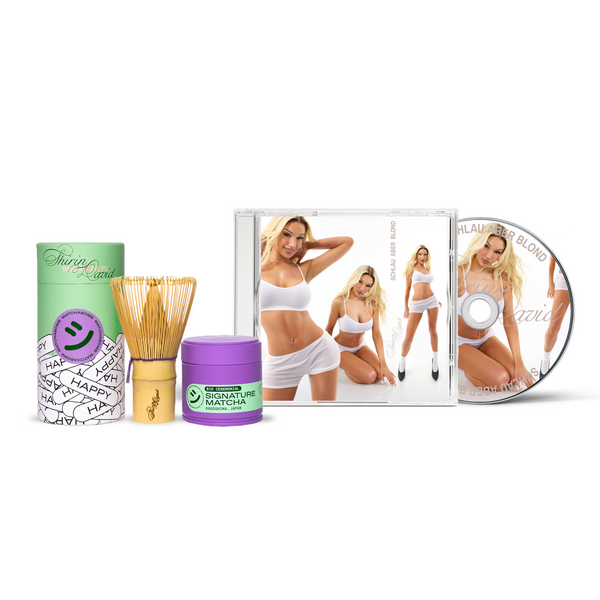 Shirin David - Schlau Aber Blond (CD + Shirin David x Matchasome Signature Bauch Beine Po Matcha-Set)