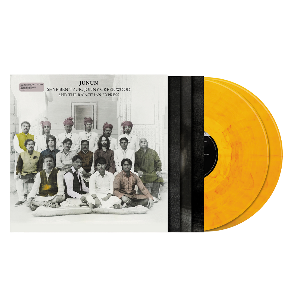 Shye Ben-Tzur, Jonny Greenwood & The Rajasthan Express Junun Yellow & Orange Marble 2LP 432533