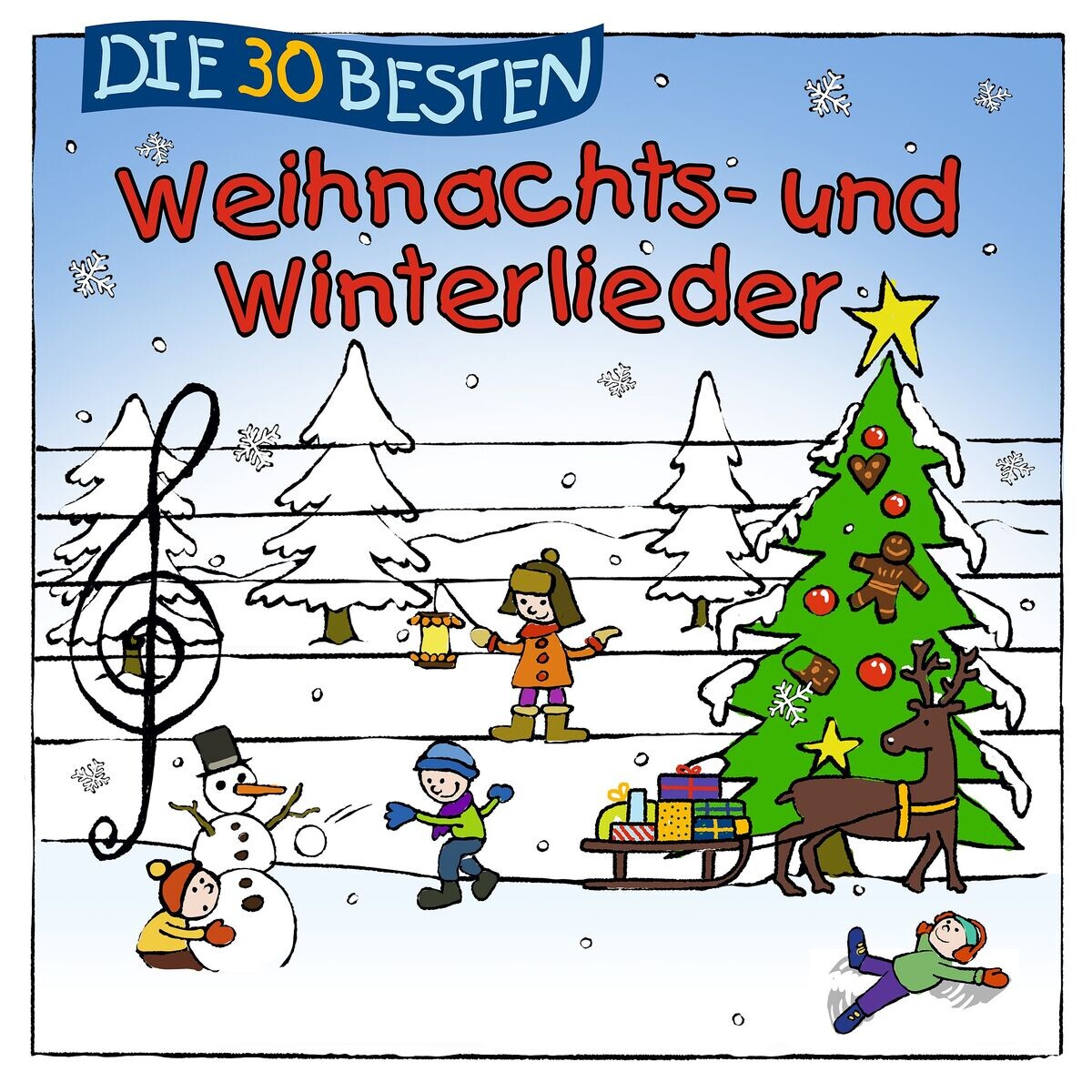 Simone Sommerland, Karsten Glück, Die Kita-Frösche Die 30 besten Weihnachts- & Winterlieder (Ltd. LP) Vinyl 380422
