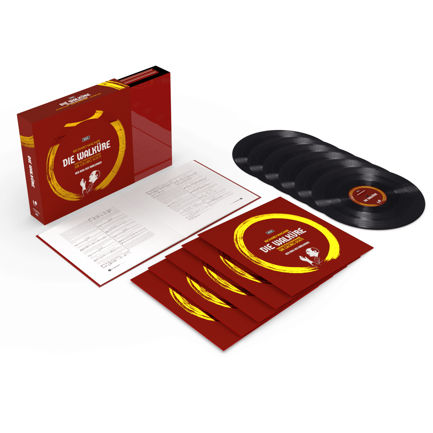 Sir Georg Solti, Wiener Philharmoniker Richard Wagner: Die Walküre  Limitierte Deluxe 5-LP-Edition 252436