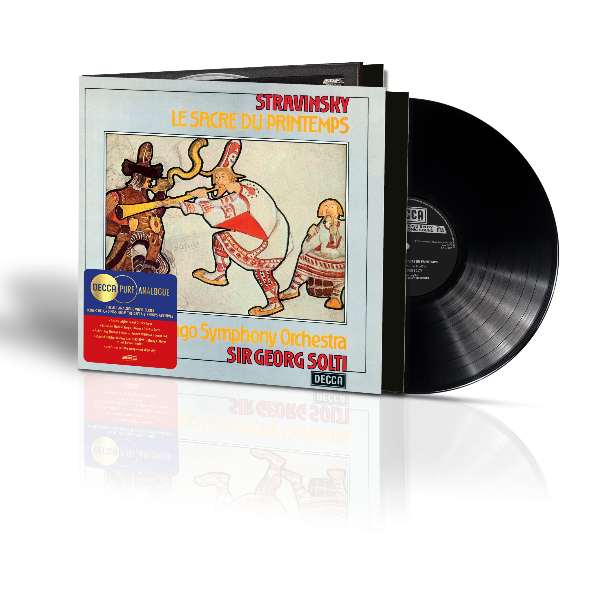 Sir George Solti & Chicago Symphony Orchestra Strawinsky: Le sacre du printemps Decca Pure Analogue 430902