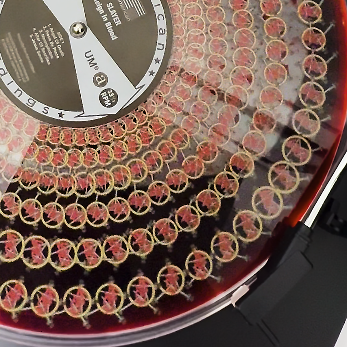 Slayer Reign In Blood 40th "Blood" Filled Zoetrope 1LP 461891