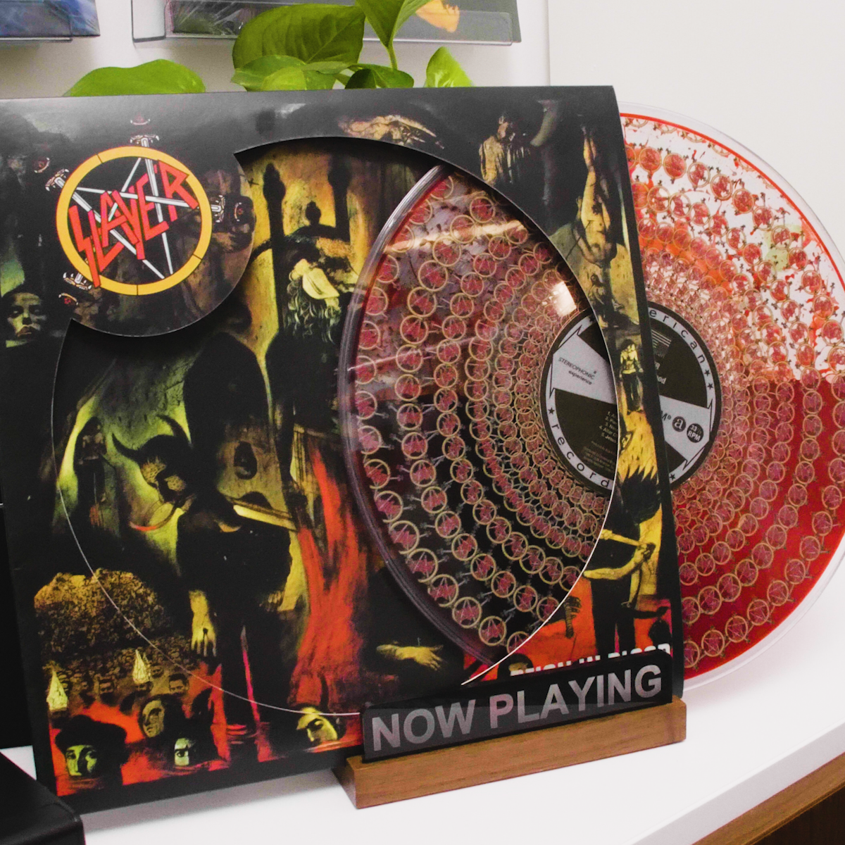 Slayer Reign In Blood 40th "Blood" Filled Zoetrope 1LP 461889