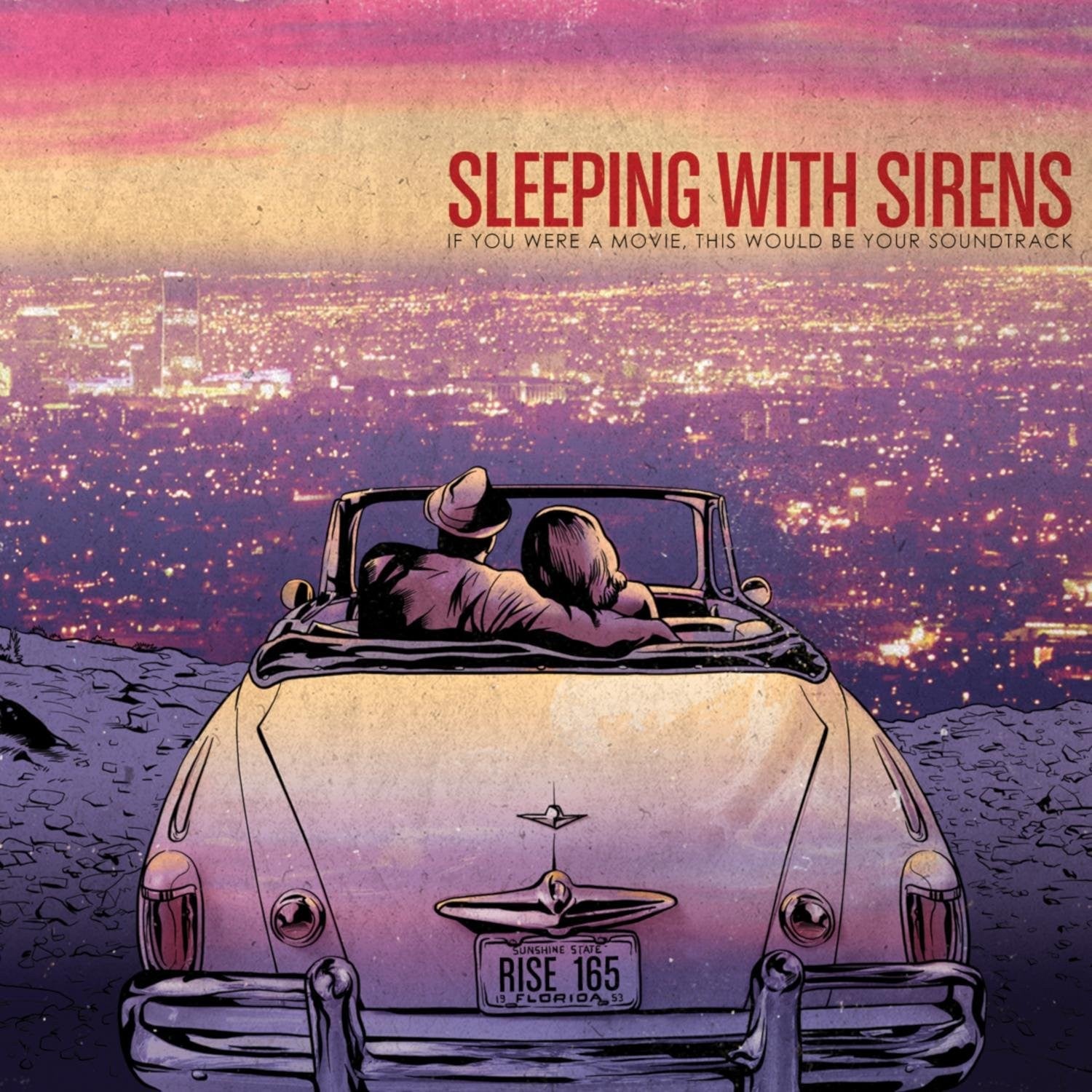 Sleeping With Sirens If You Were A Movie, This Would Be Your Soundtrack Purple with Blue Splatter LP 410037