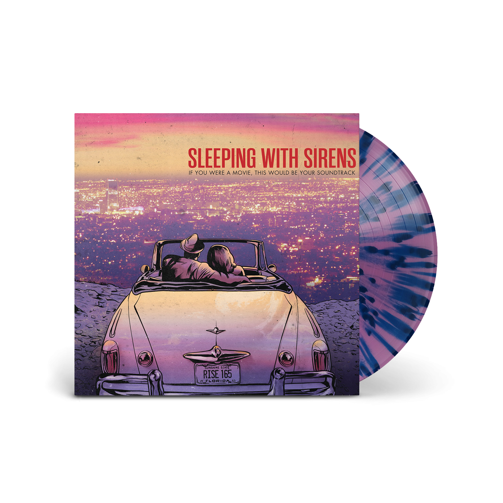 Sleeping With Sirens If You Were A Movie, This Would Be Your Soundtrack Purple with Blue Splatter LP 411859