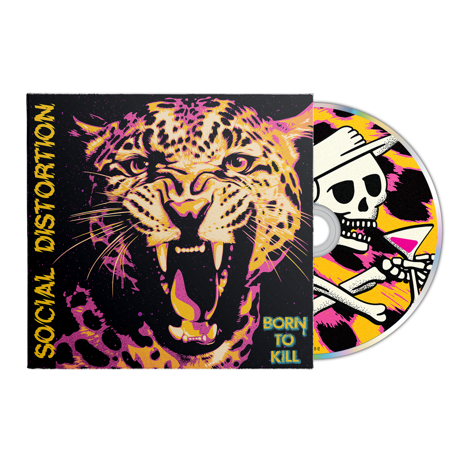 Social Distortion Born to Kill CD + Album Cover Hoodie 437013