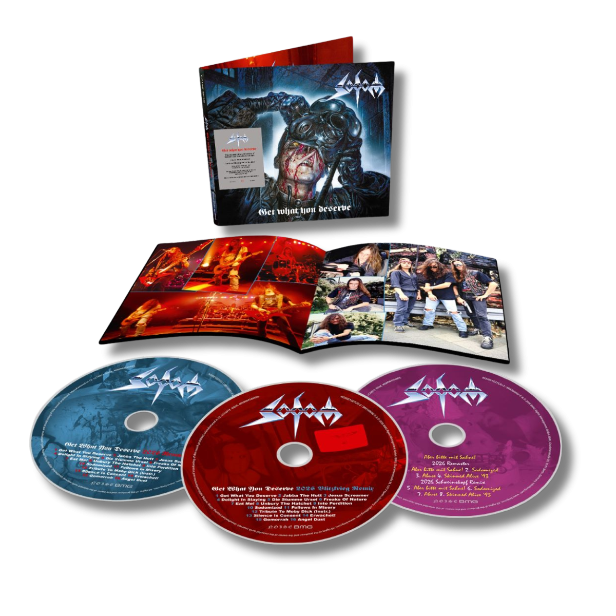 Sodom Get What You Deserve 3CD 447838