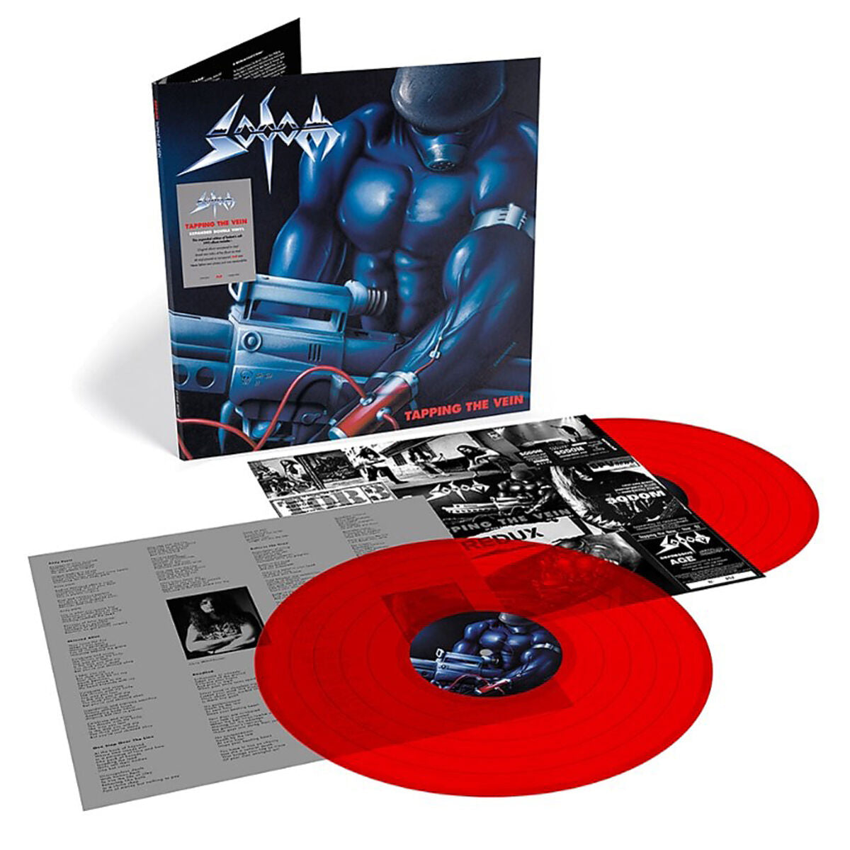 Sodom Tapping the Vein (Red 2LP) Vinyl LP 456017