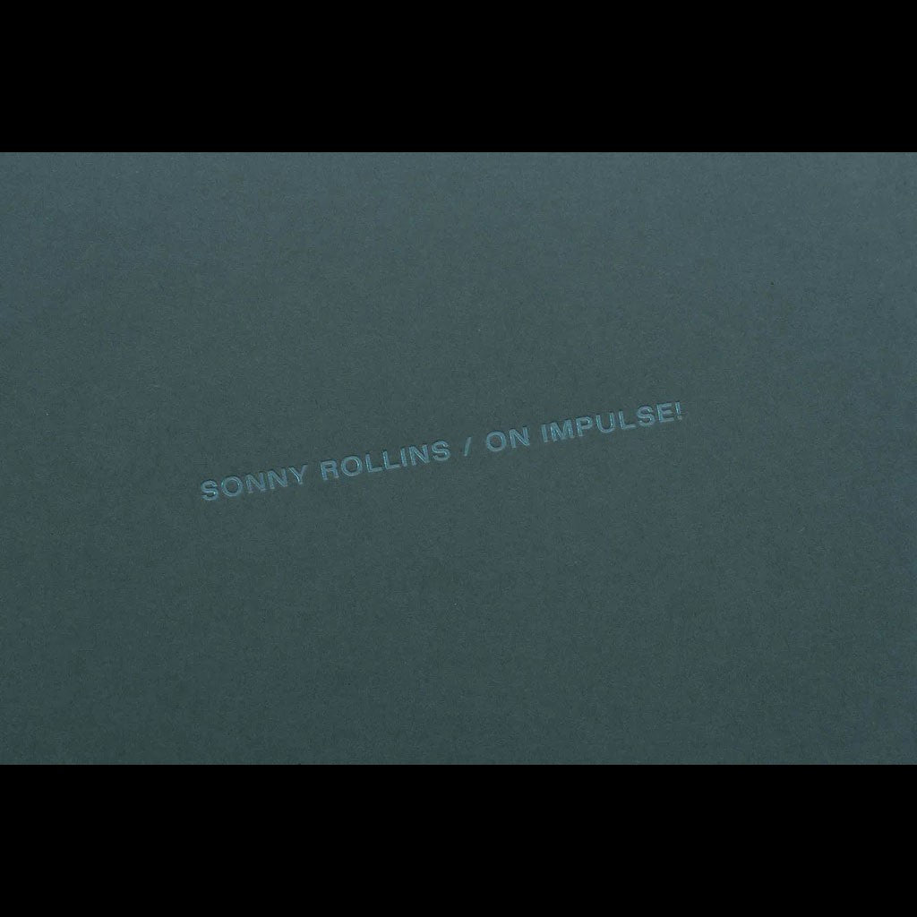 Sonny Rollins On Impulse! Hand-Cut LP Mastercut Record 417838