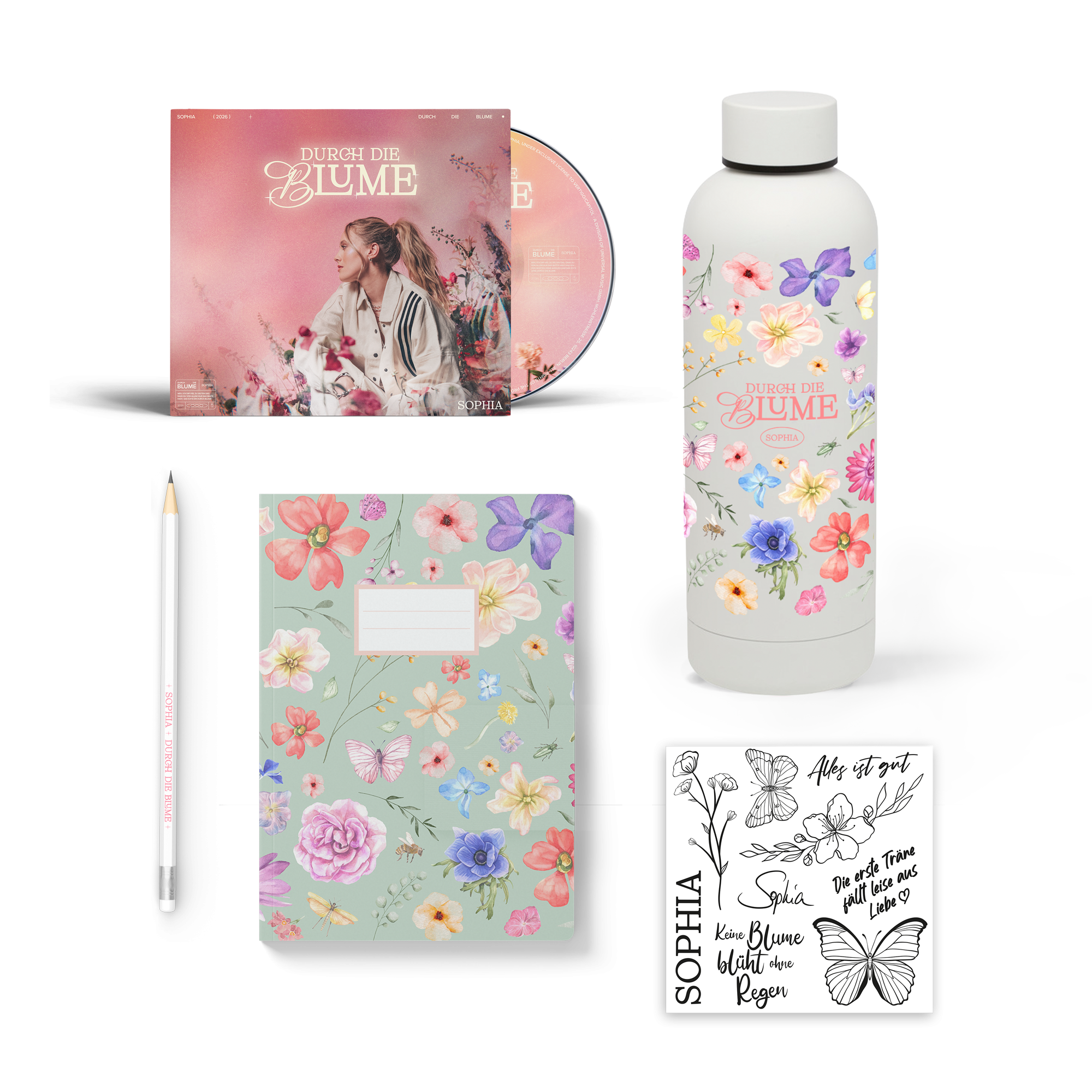 Sophia Durch Die Blume CD + Trinkflasche 422468