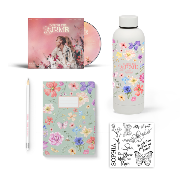 Sophia - Durch Die Blume (CD + Trinkflasche)