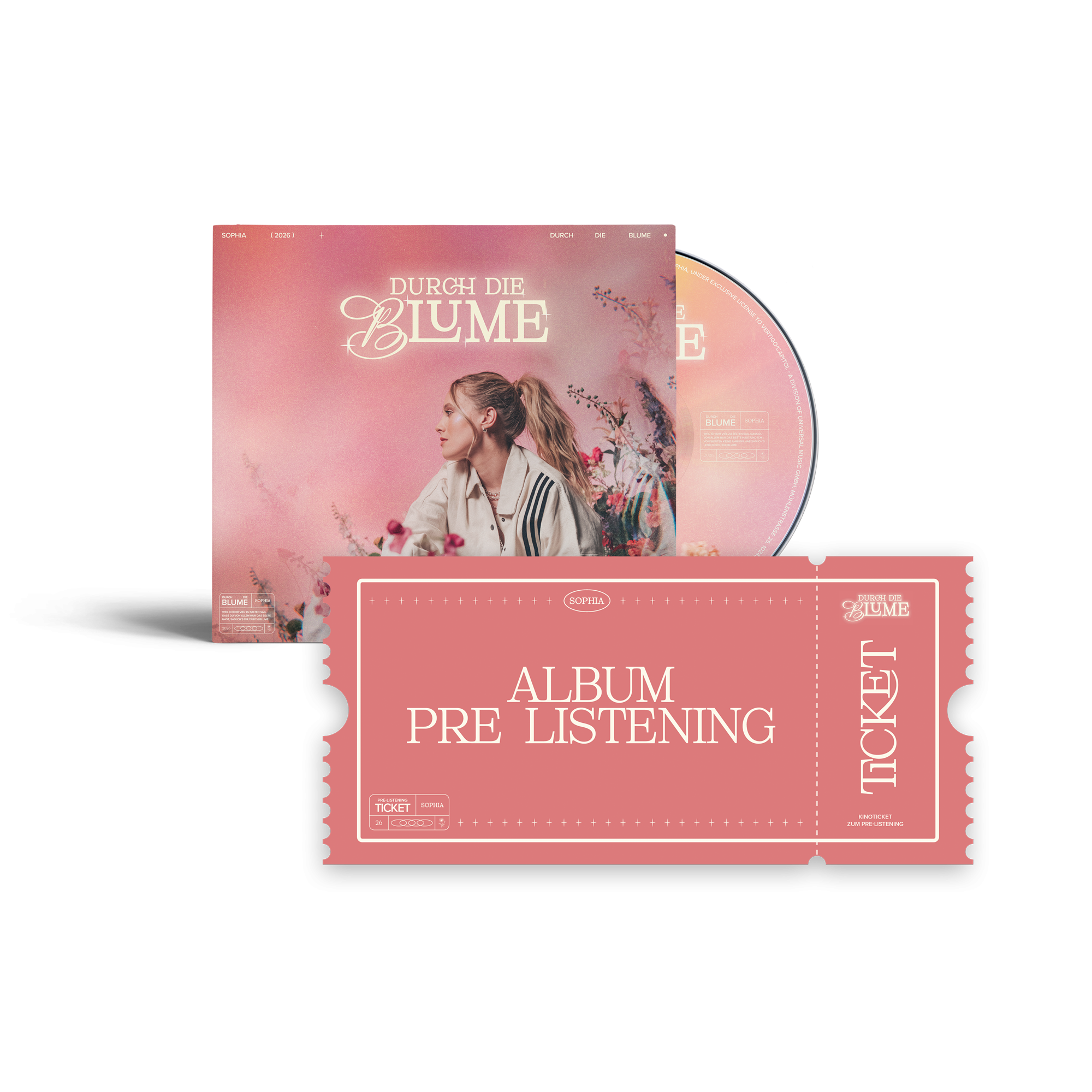 Sophia Durch die Blume CD + Ticket zum exkl. Album Pre-Listening-Event (Stuttgart) 432311