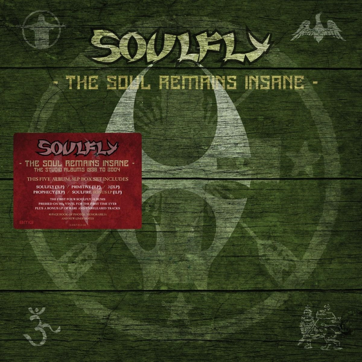 Soulfly The Soul Remains Insane:Studio Albums 1998 to 2004 Vinyl 426716