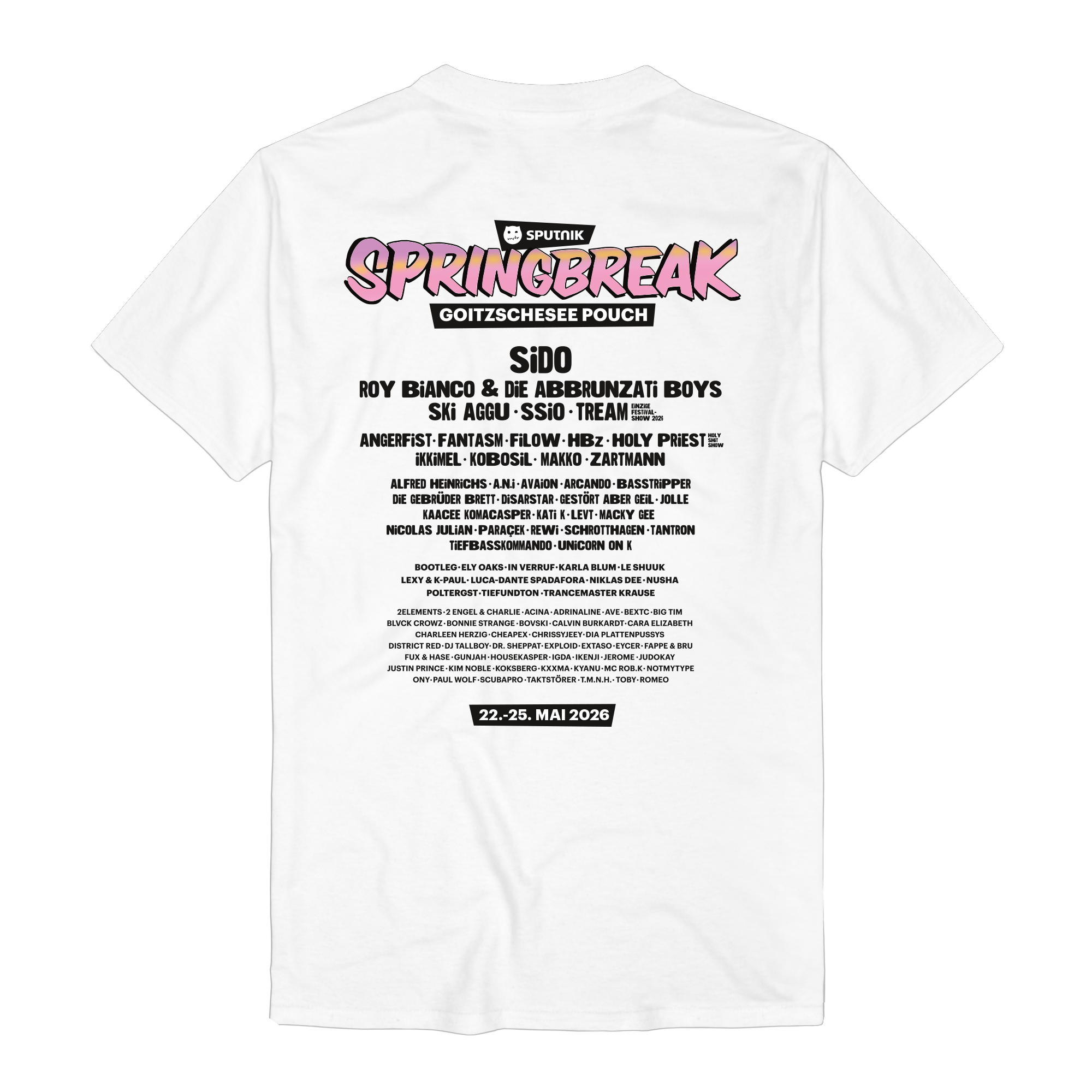 Sputnik Spring Break 2026 SPRING BREAK WAVES T-Shirt 443795