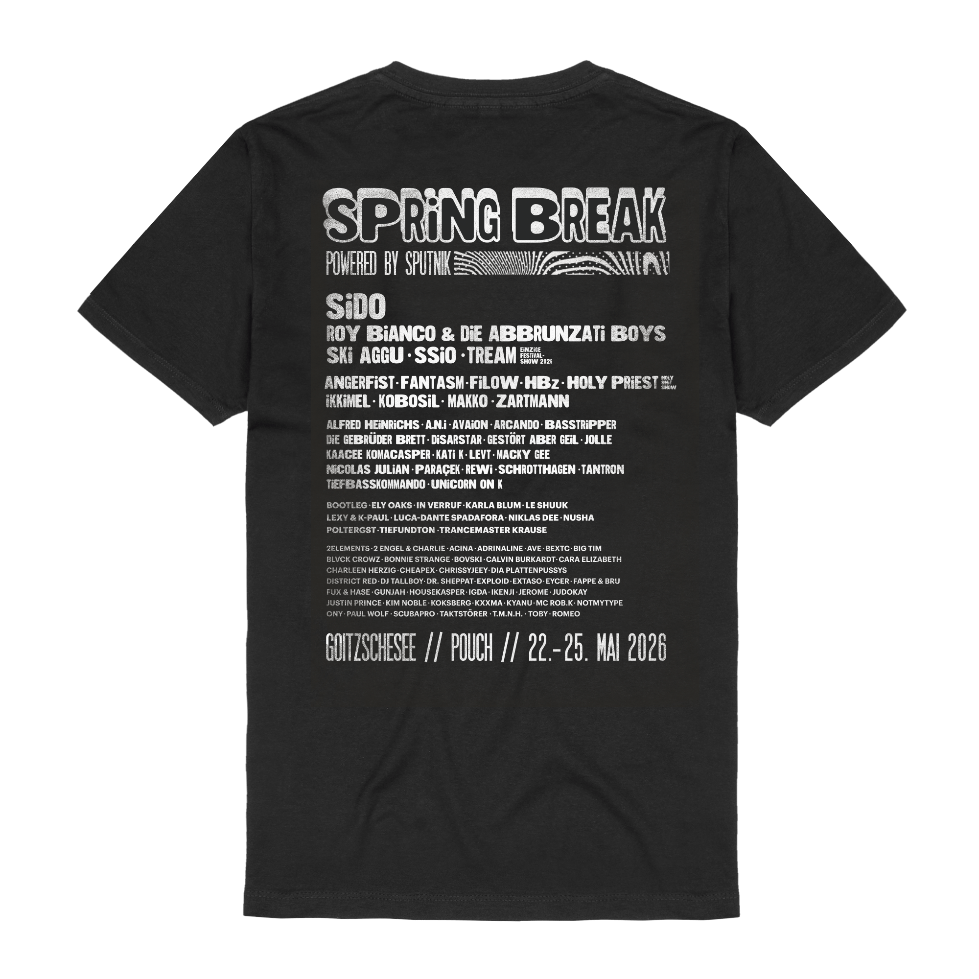 Sputnik Spring Break 2026 SSB Pattern T-Shirt 443809