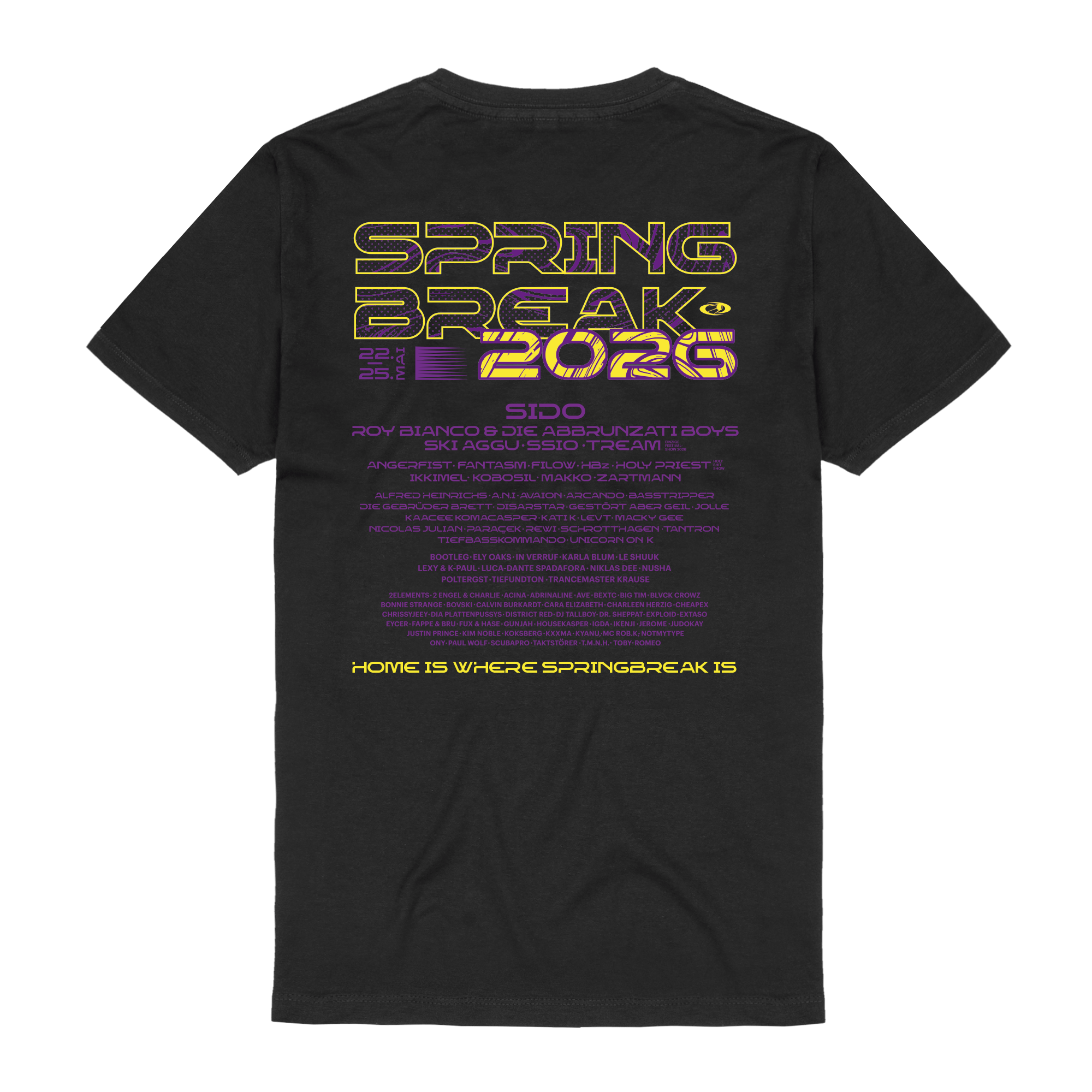 Sputnik Spring Break 2026 TEC TYPO T-Shirt 443805