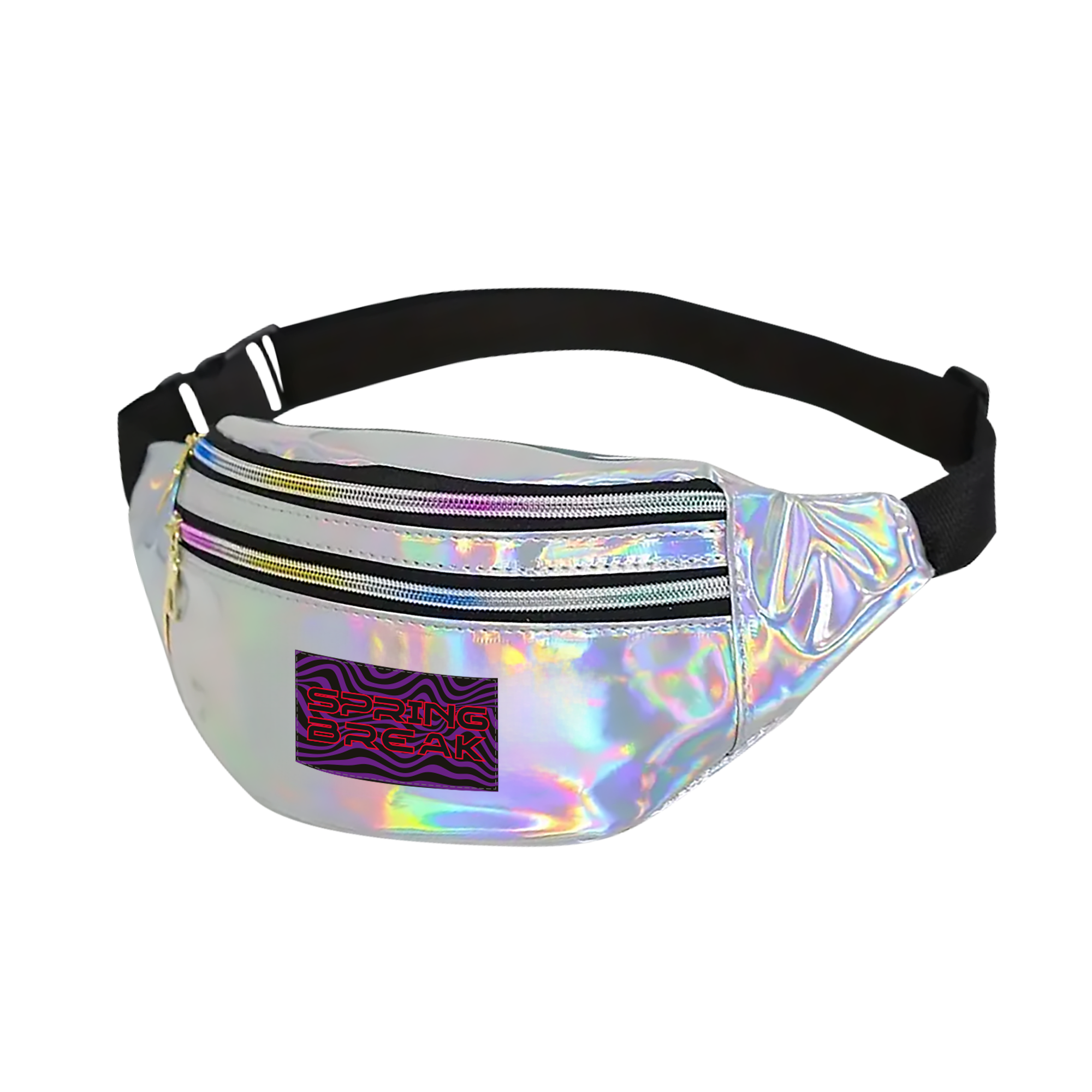 Sputnik Spring Break Festival & Sputnik Spring Break 2026 SPRING BREAK irisierendes Hip Bag Gürteltasche 437737