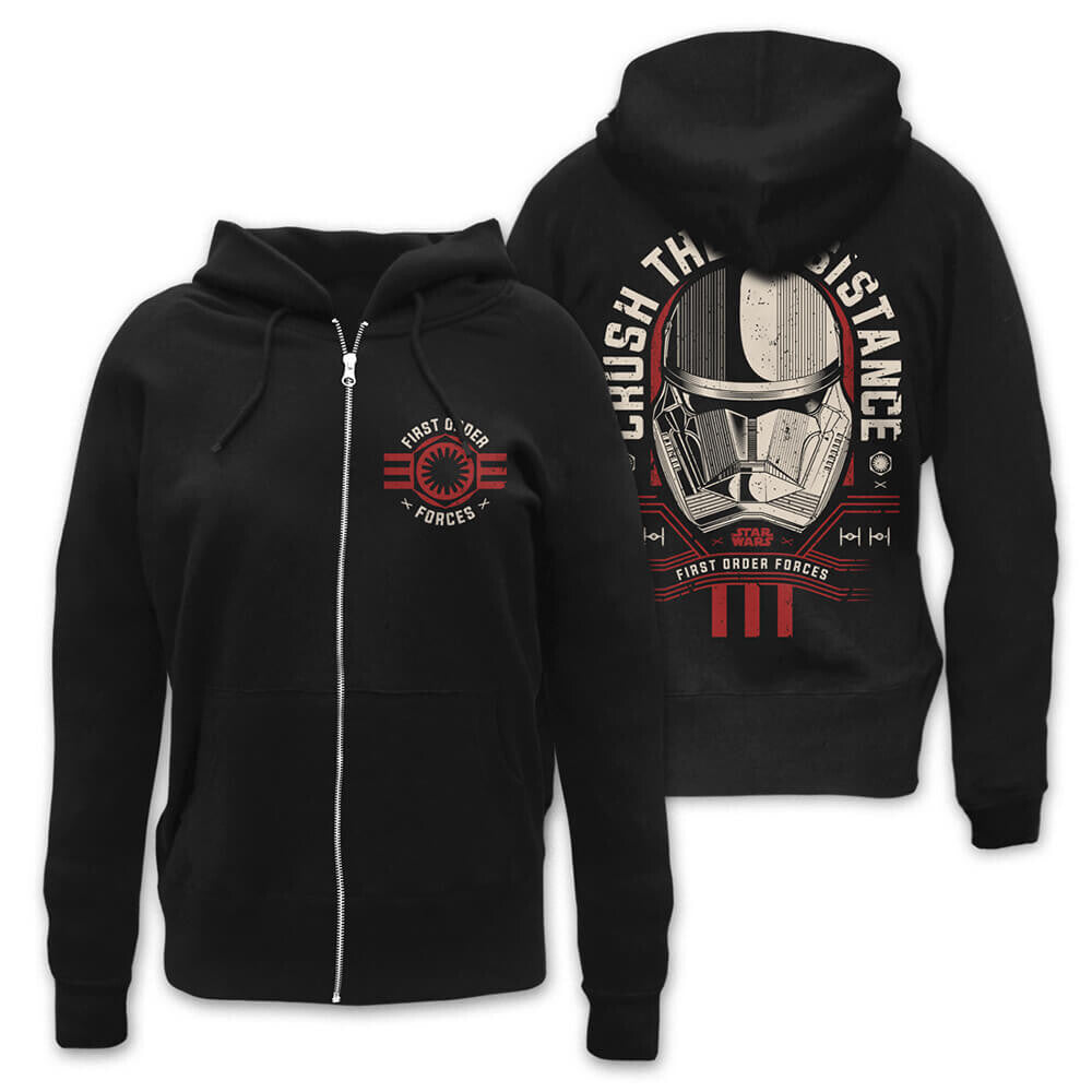 Star Wars EP09 - Crush The Resistance Girlie Kapuzenjacke 12091