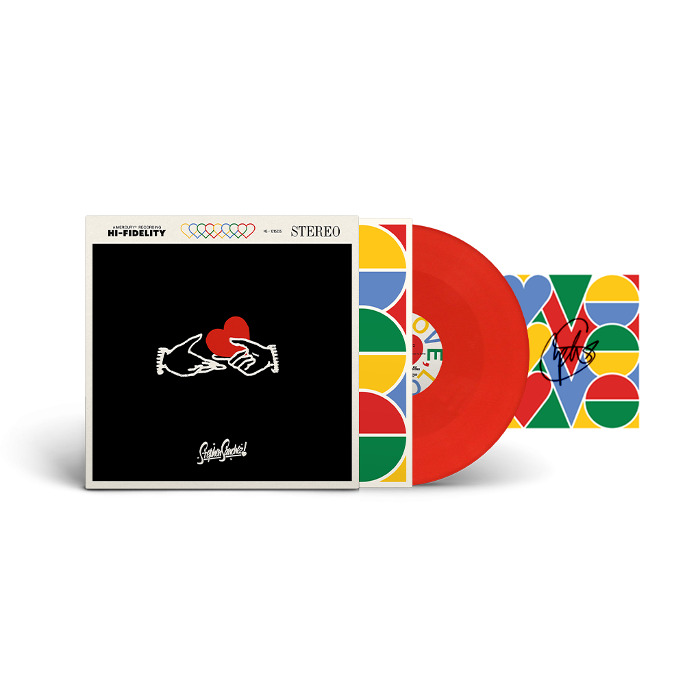 Stephen Sanchez LOVE, LOVE, LOVE Brick Red Vinyl + Signed Art Card Bundle 442761