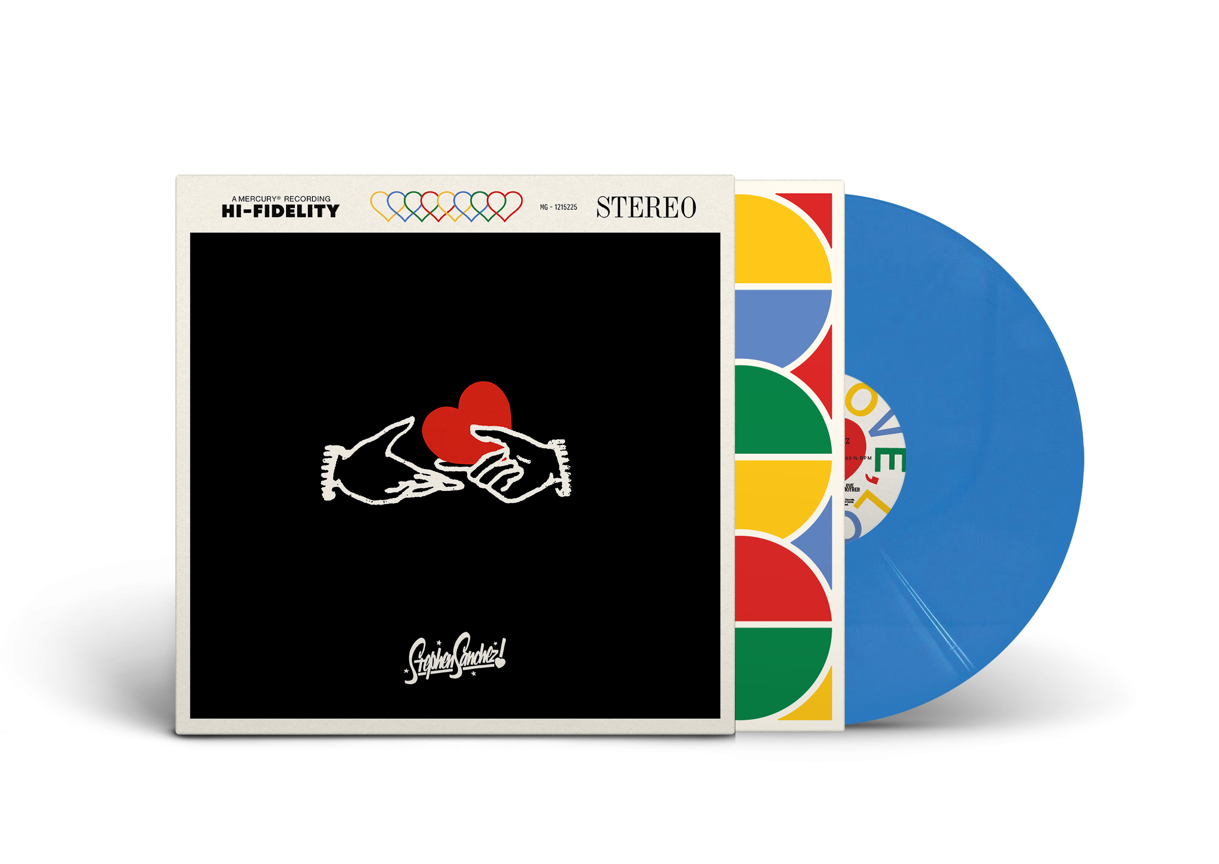 Stephen Sanchez LOVE, LOVE, LOVE  Bright Blue Vinyl 437559