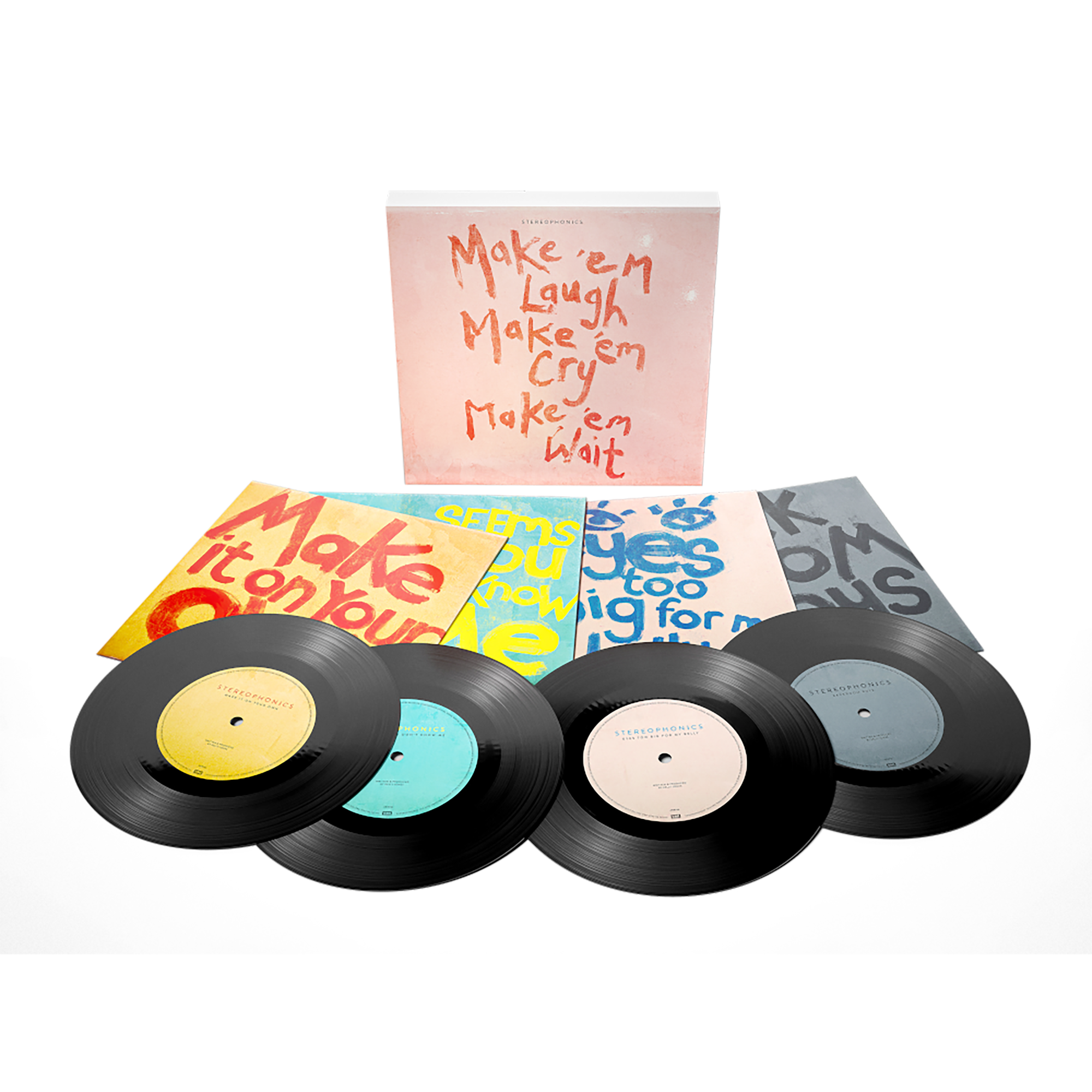 Stereophonics Make 'em Laugh Make 'em Cry Make 'em Wait 7 Inch Box Set 397270