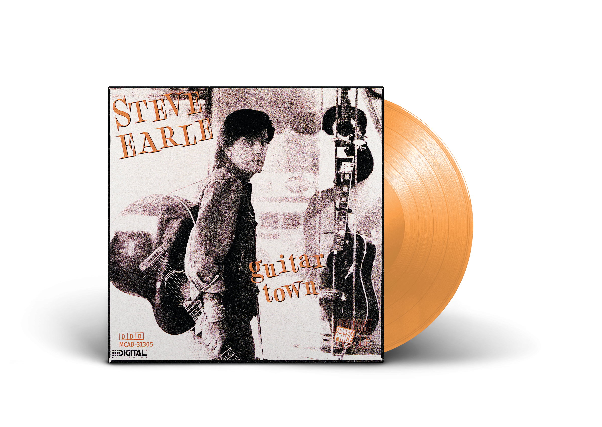 Steve Earle Guitar Town 1LP Orange 443103