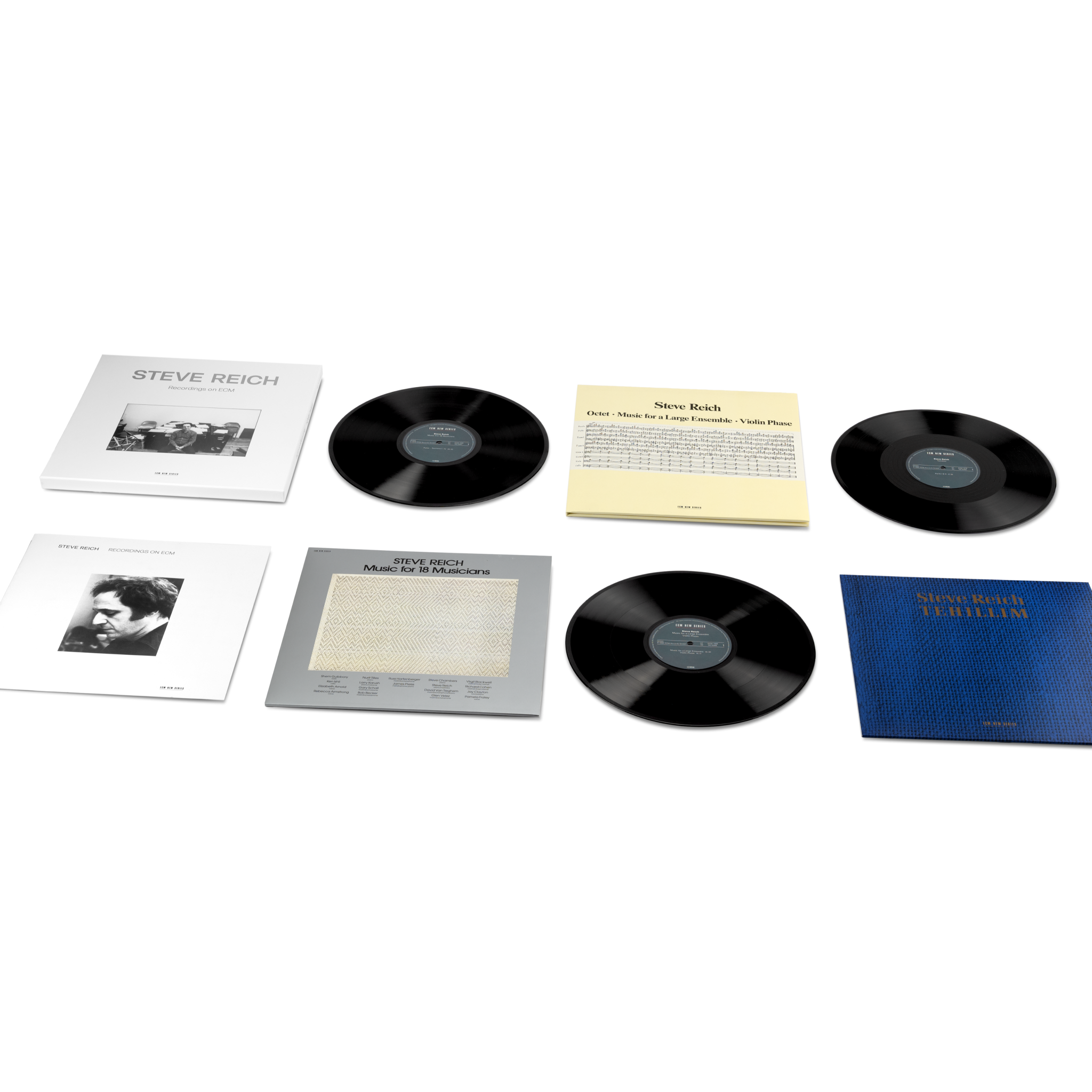 Steve Reich & Various Steve Reich: Recordings on ECM 3LP 454239