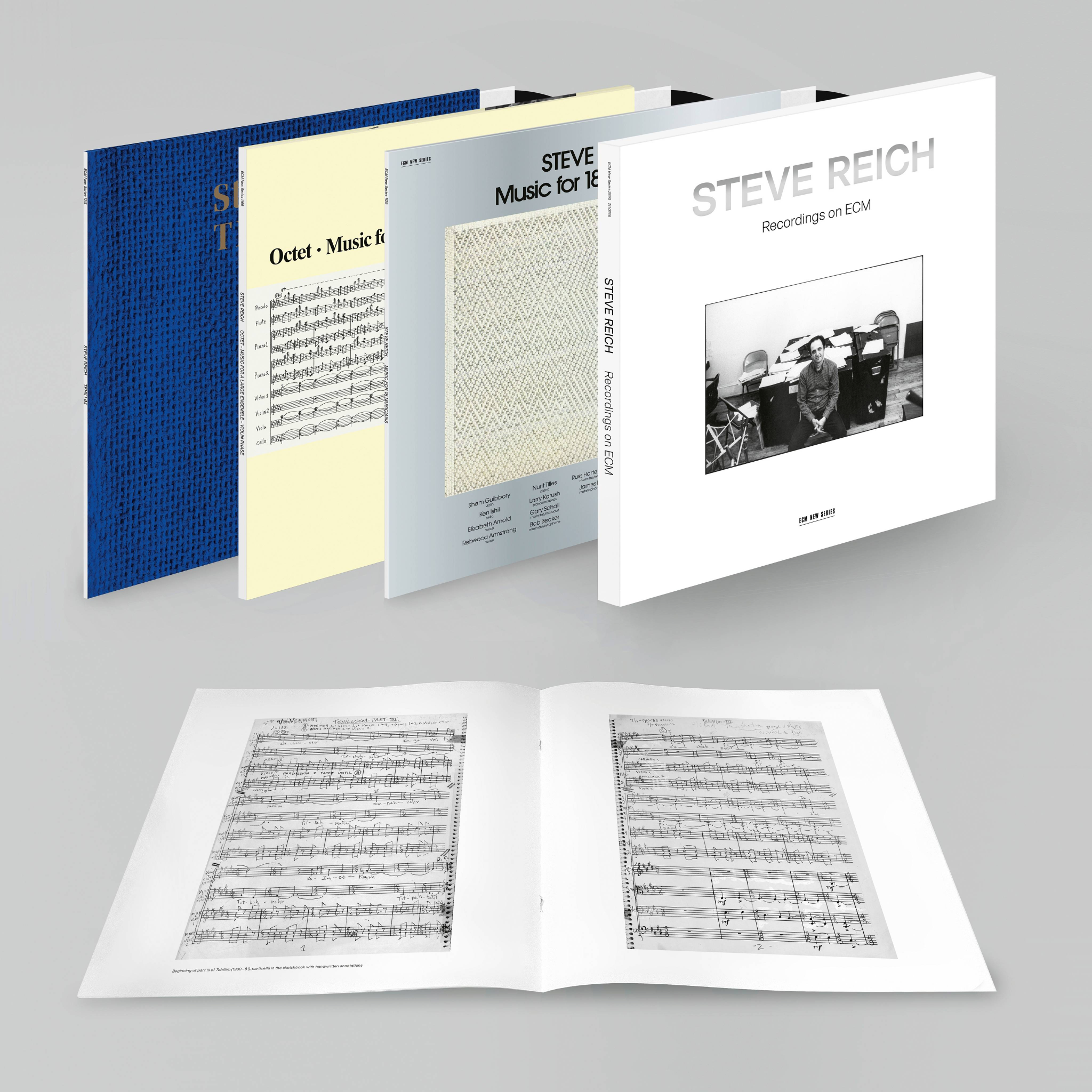 Steve Reich & Various Steve Reich: Recordings on ECM 3LP 454235