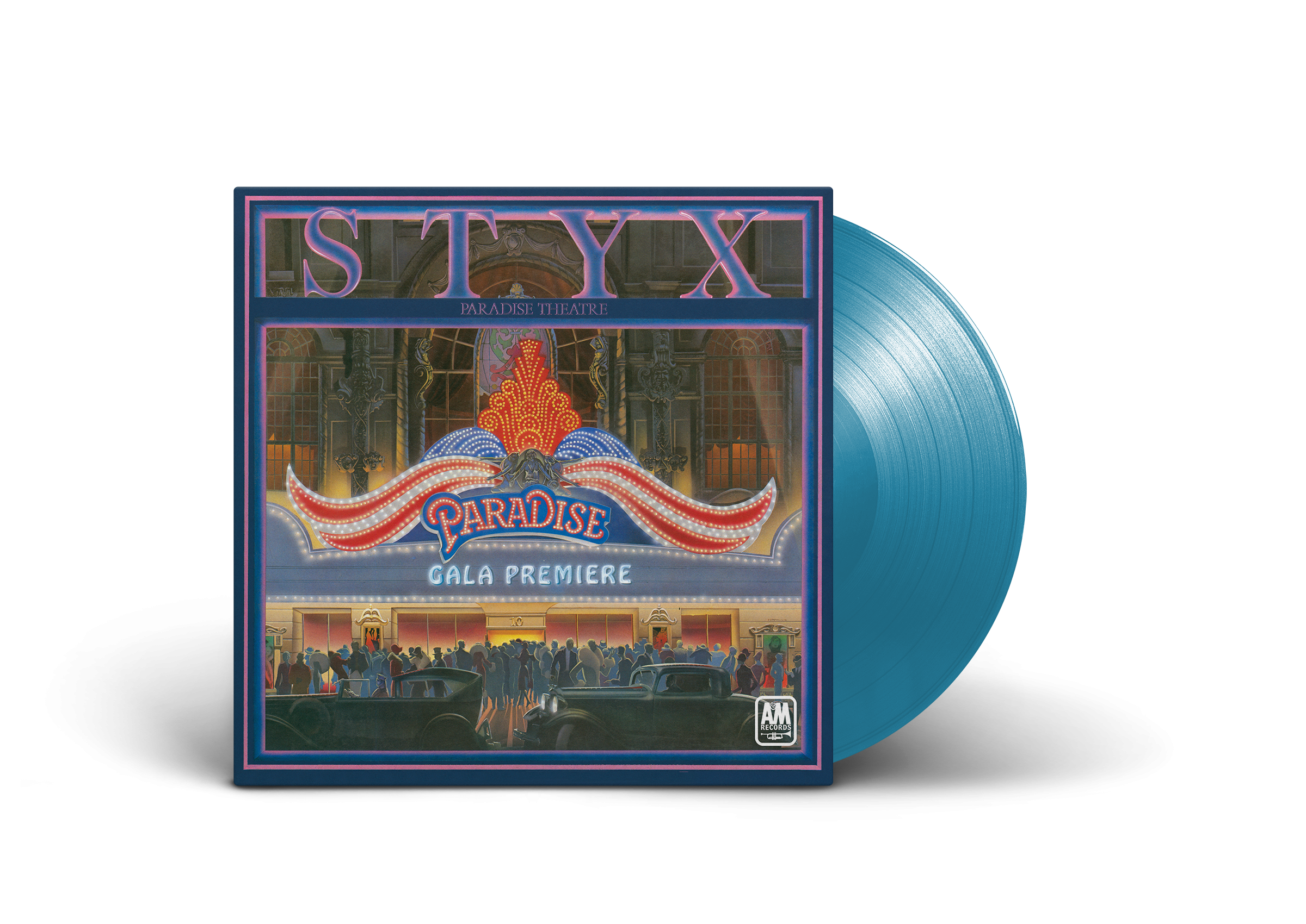 Styx Paradise Theatre 1LP Aqua Blue 443111