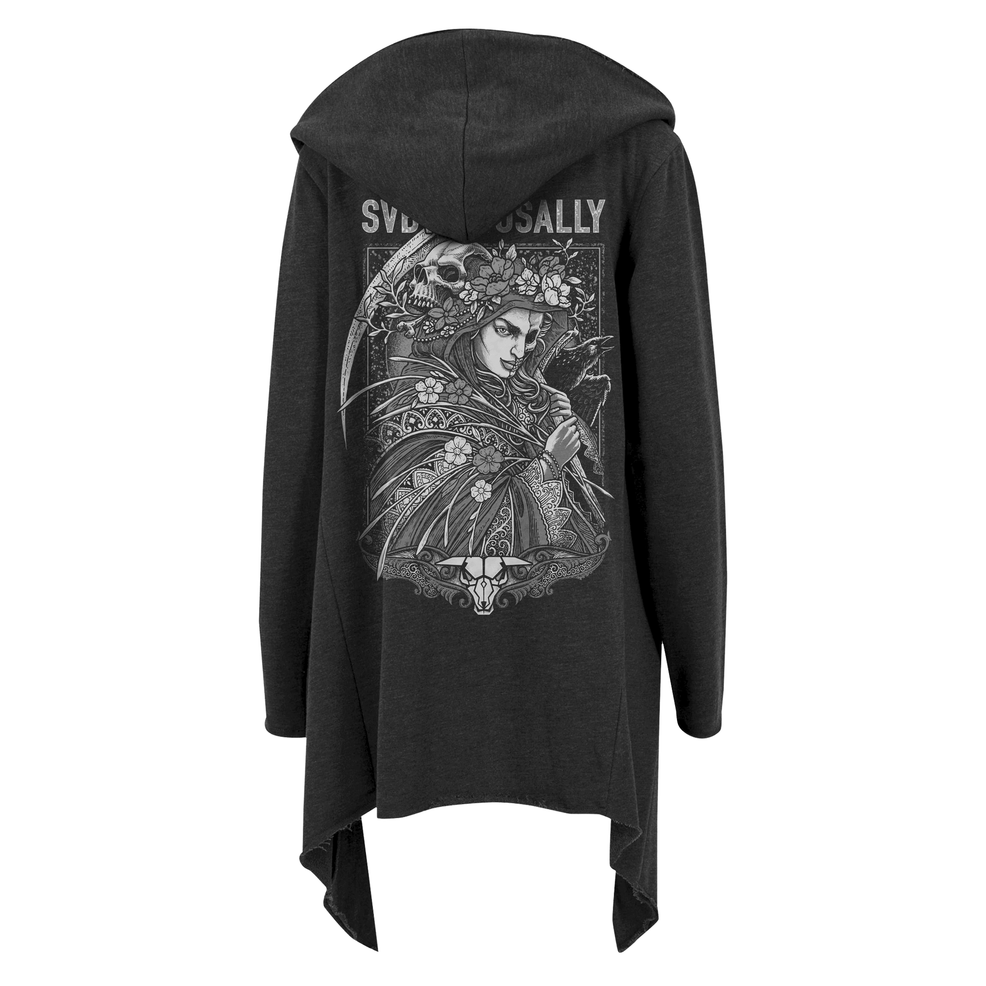 Subway To Sally Floral Grim Reaper Sweatjacke 425920