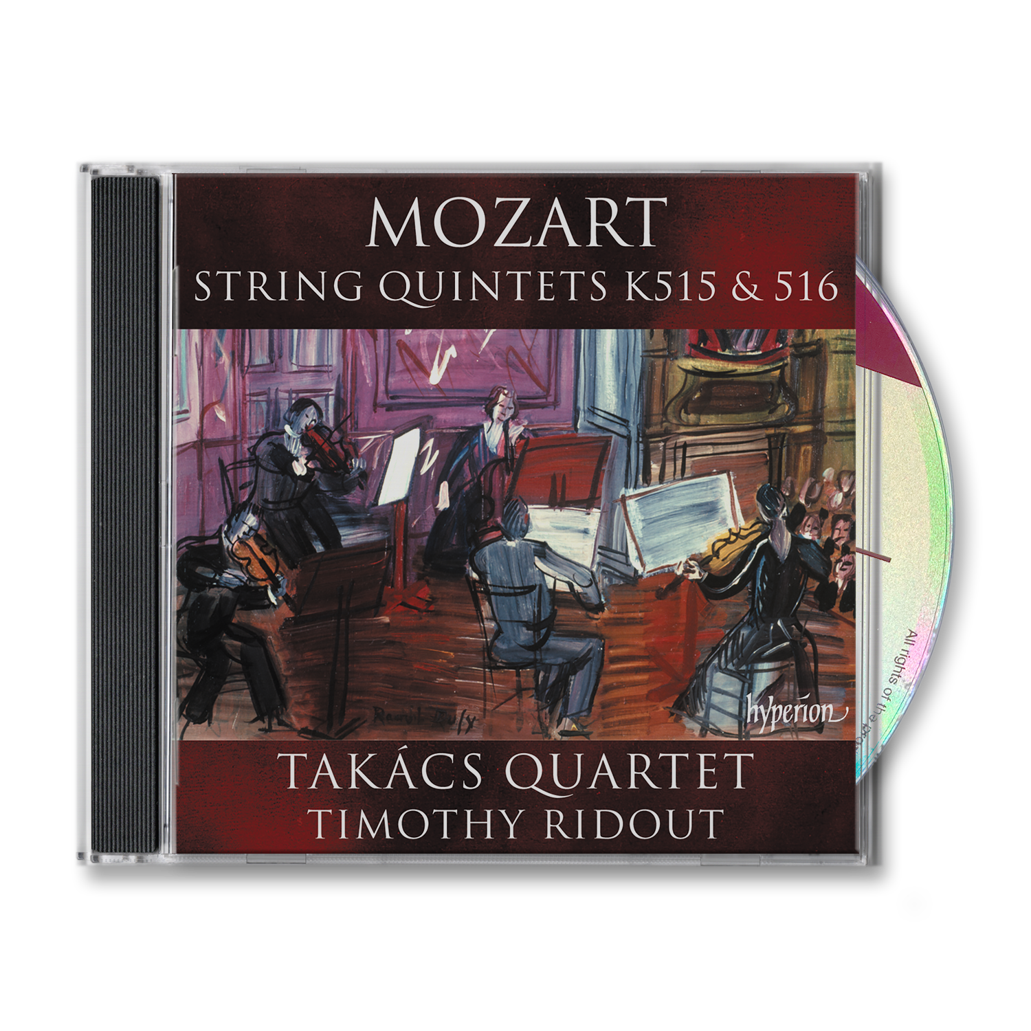 Takács Quartet & Timothy Ridout Mozart: String Quintets K515 & 516 1CD 458531