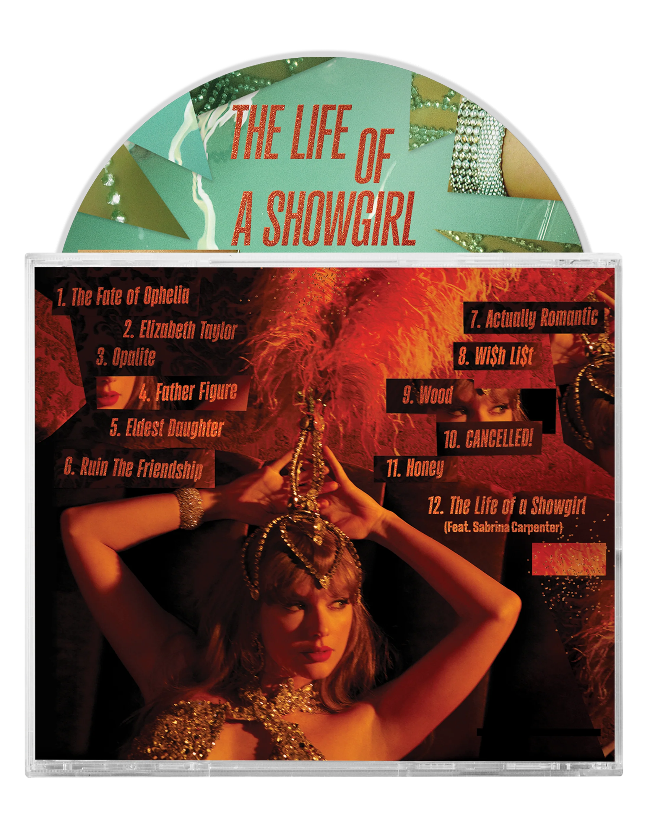Taylor Swift The Life of a Showgirl: Sweat and Vanilla Perfume CD with Poster CD 418656