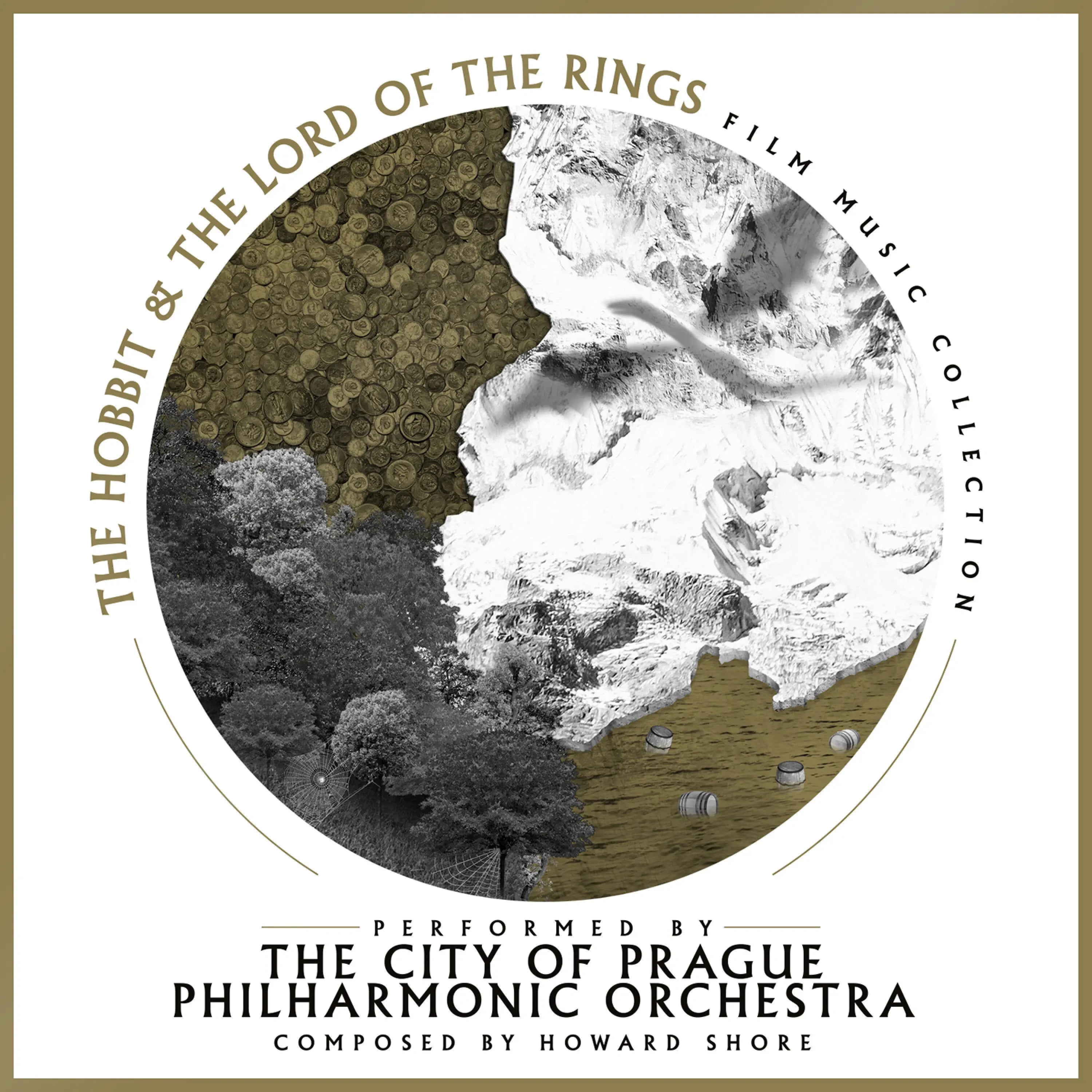 The City of Prague Philharmonic Orchestra The Hobbit & The Lord Of The Rings - Film Music Collection Black Vinyl 2LP 440439