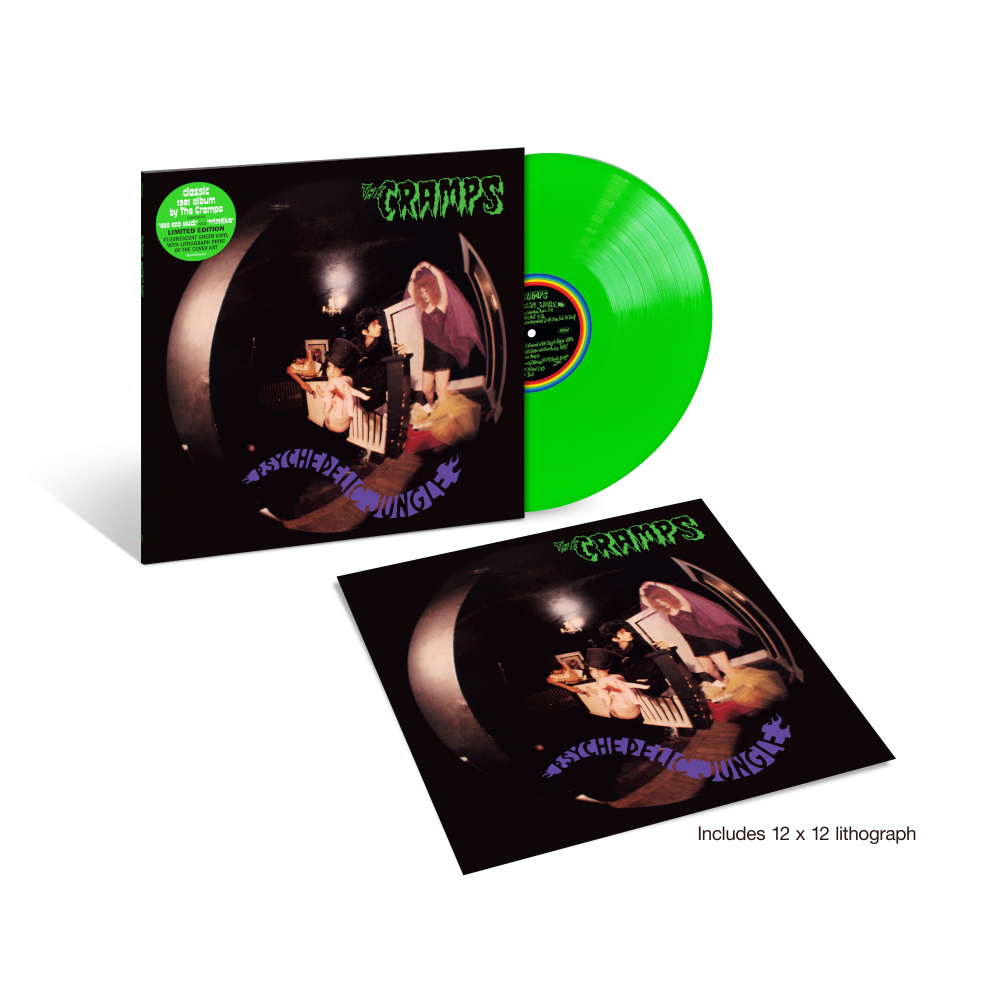 The Cramps Psychedelic Jungle  Fluorescent Green Vinyl 430866