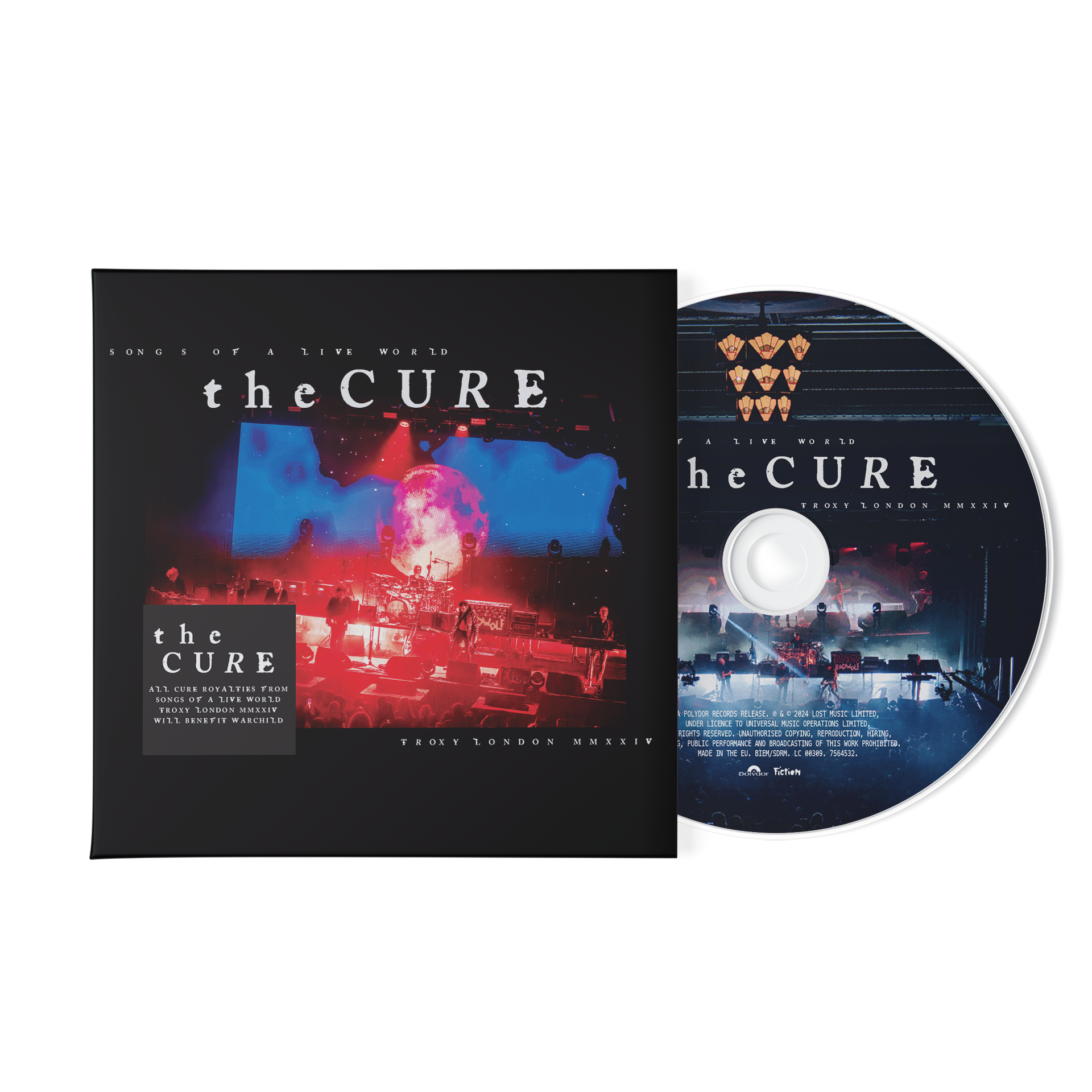 The Cure Songs Of A Live World : Troxy London MMXXIV CD 390616