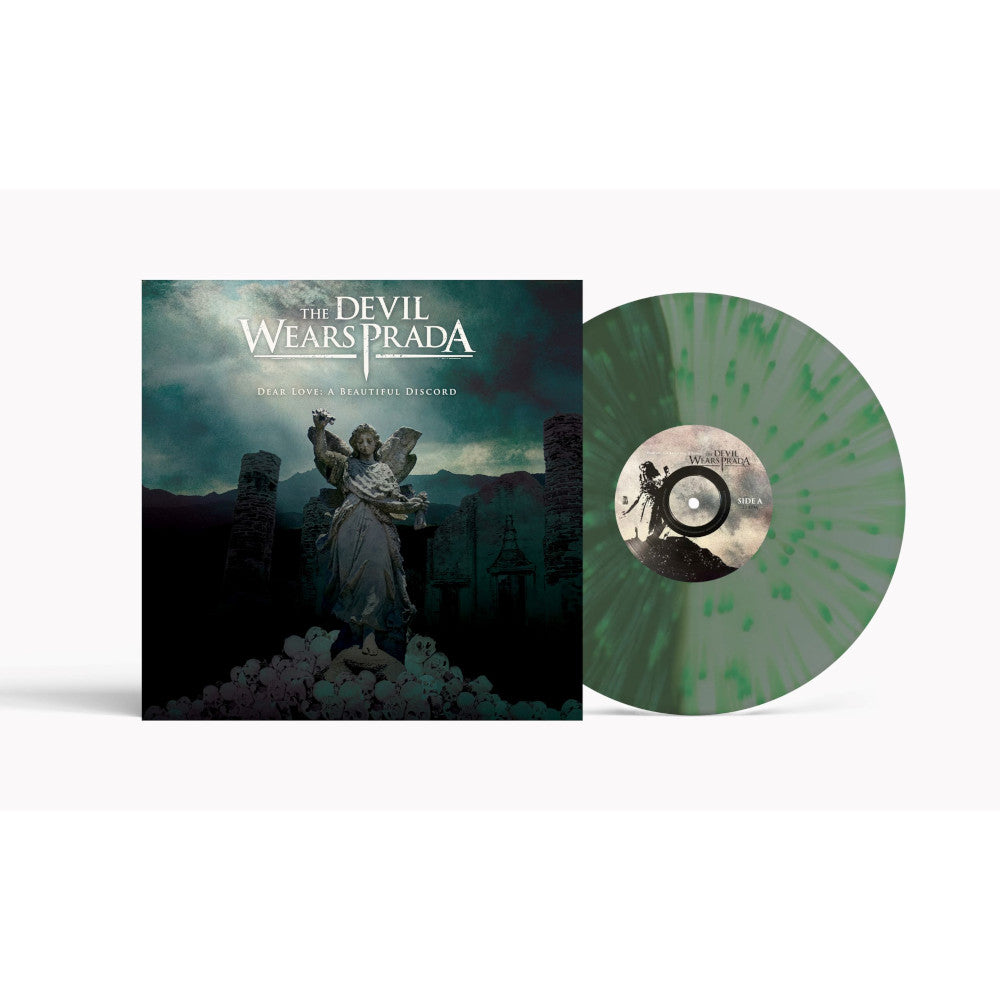 The Devil Wears Prada Dear Love: A Beautiful Discord Green & Clear Split with Green LP 457803