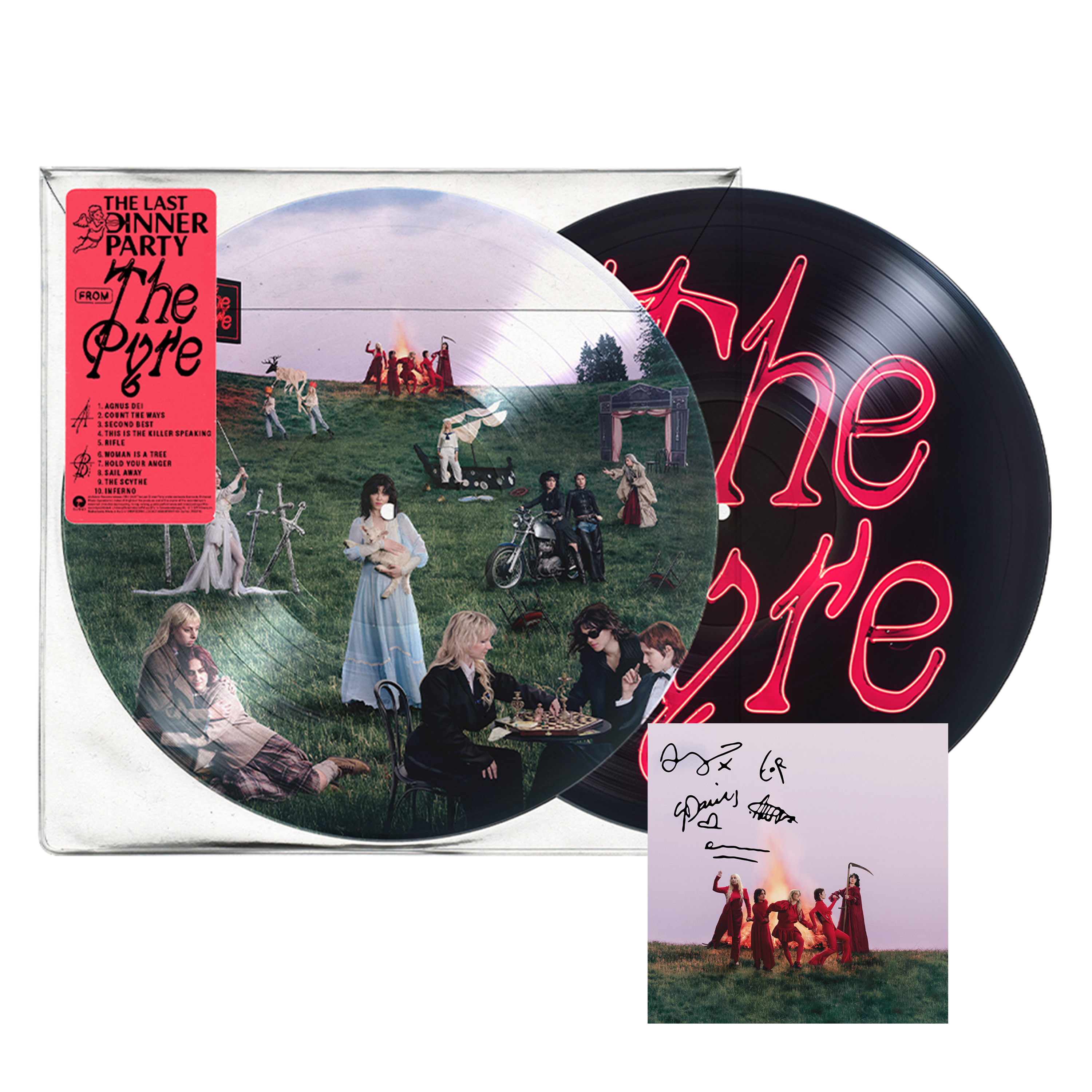 The Last Dinner Party From The Pyre Picture Disc + Signed Art Card 415816