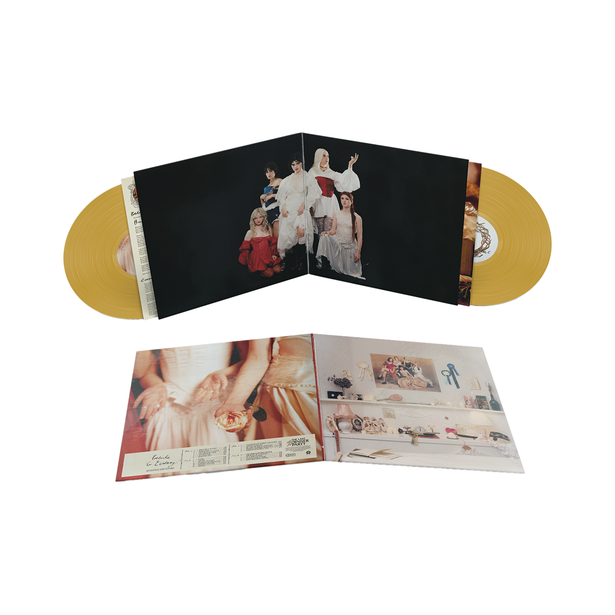 The Last Dinner Party Prelude To Ecstasy Acoustics And Covers Limited Edition Deluxe Amber 2LP 374279