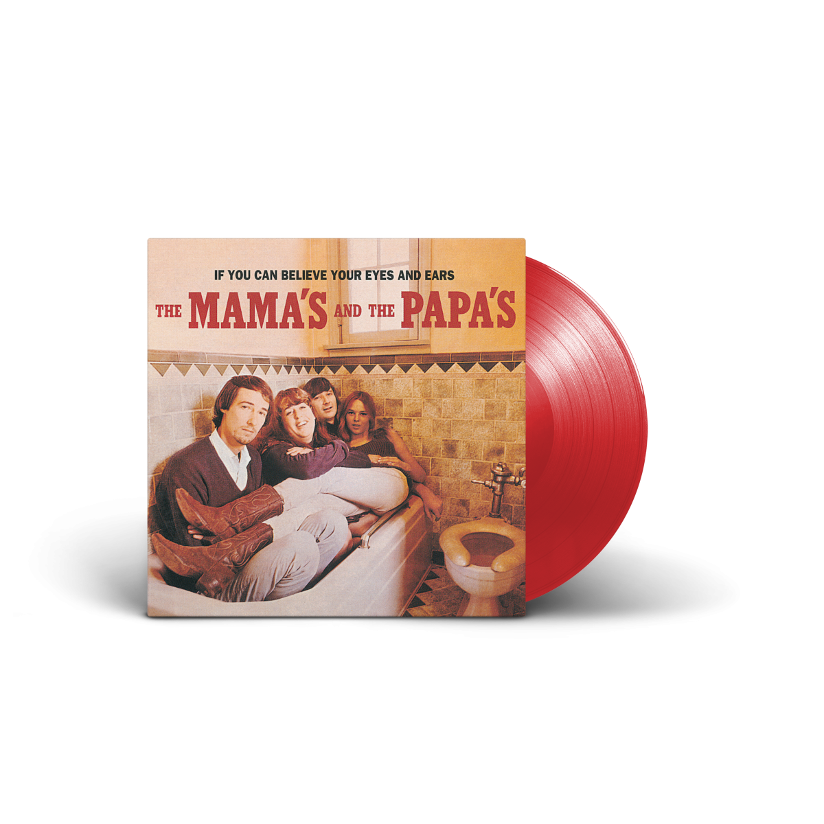 The Mamas & The Papas If You Can Believe Your Eyes And Ears Exclusive Limited Red Transparent Vinyl LP 448388