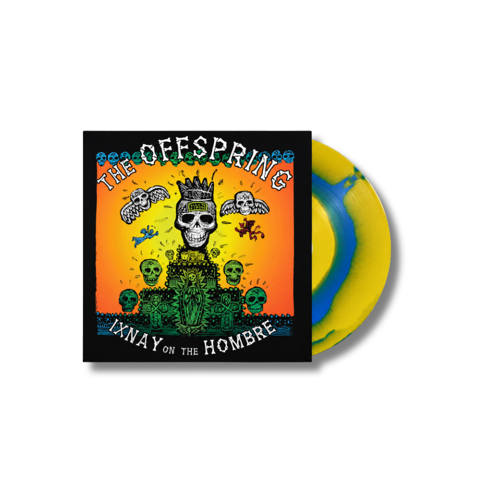 The Offspring Ixnay On The Hombre Limited Yellow & Blue Marble Vinyl LP 459973