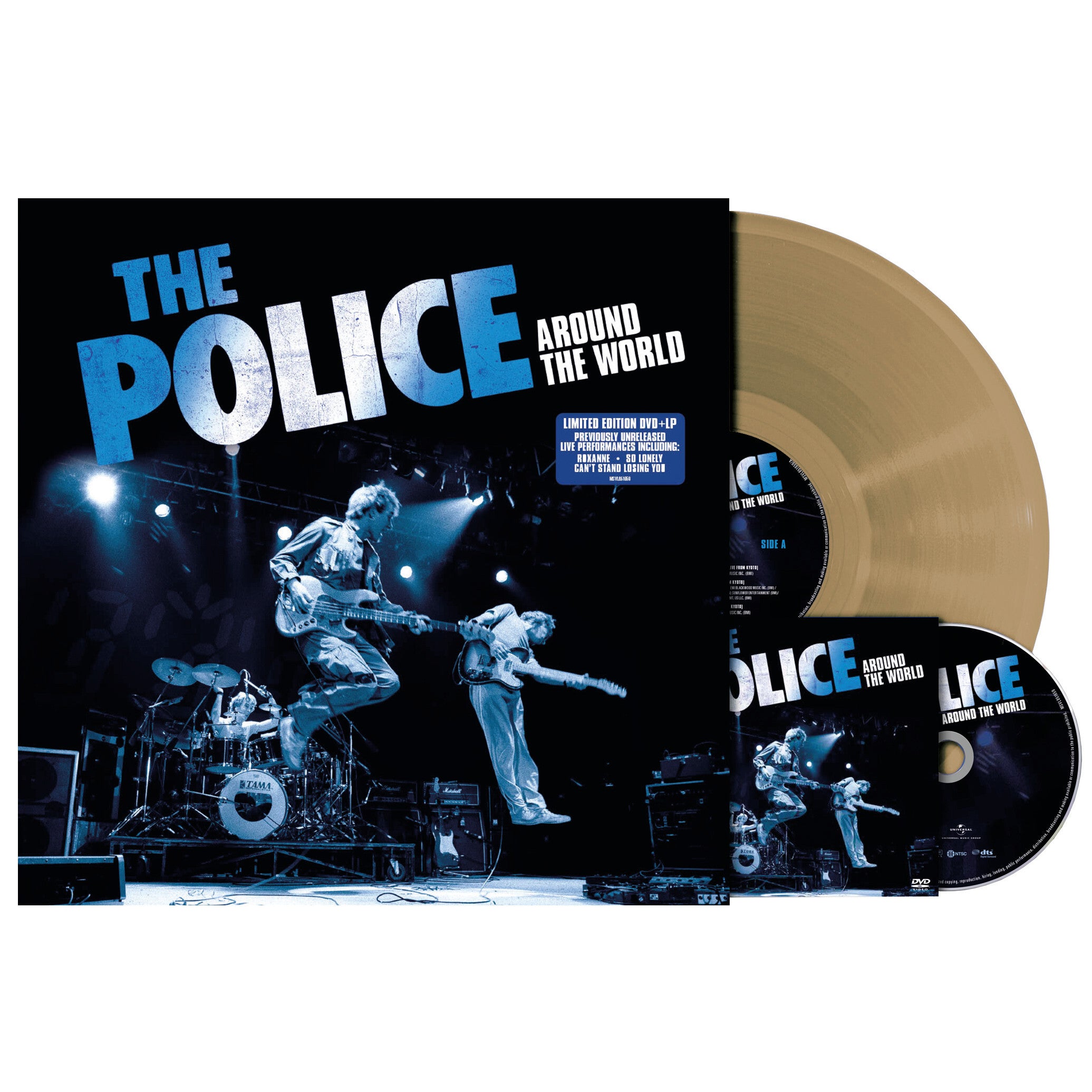 The Police Around The World Limited Gold LP + DVD 270146