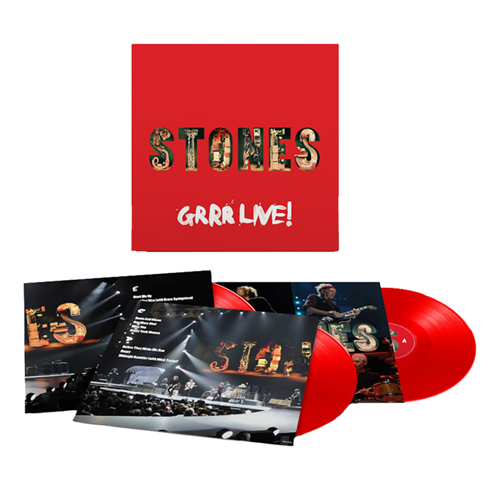 The Rolling Stones GRRR Live! Exklusive 3LP Gatefold Red 323024