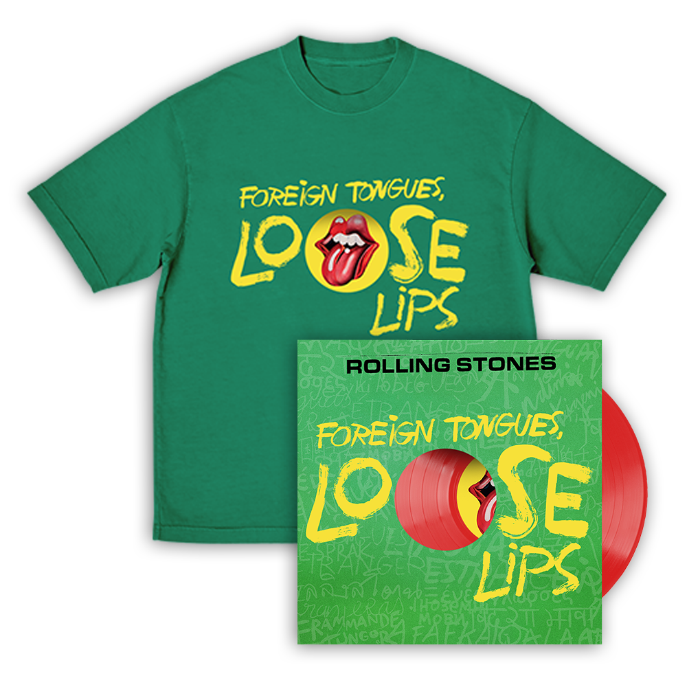 The Rolling Stones Foreign Tongues, Loose Lips 12" EP + CD + Loose Lips Tracklist T-Shirt Bundle 12" EP + CD + T-Shirt 463145
