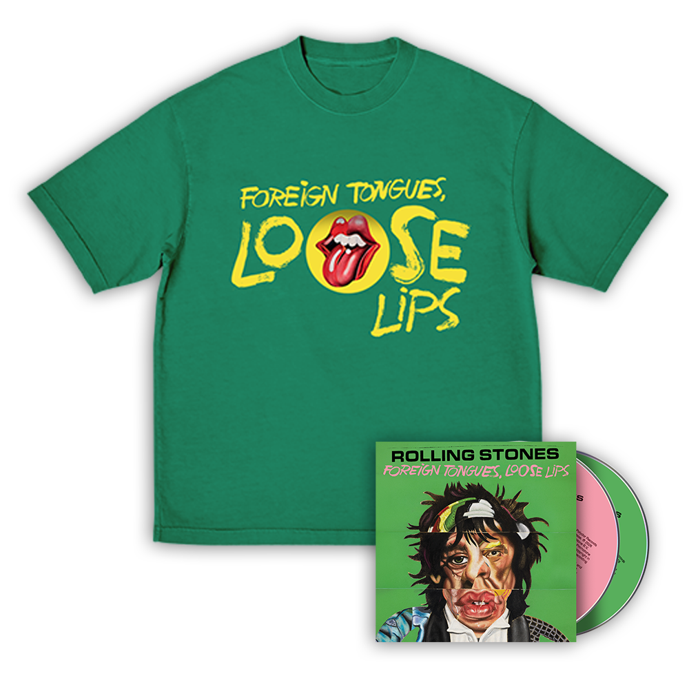 The Rolling Stones Foreign Tongues, Loose Lips 2CD + Loose Lips Tracklist T-Shirt Bundle 2CD + T-Shirt 463147