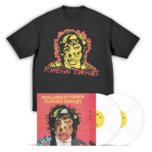 The Rolling Stones - Foreign Tongues Store Exclusive White Vinyl 2LP + Foreign Tongues T-Shirt (Vinyl)